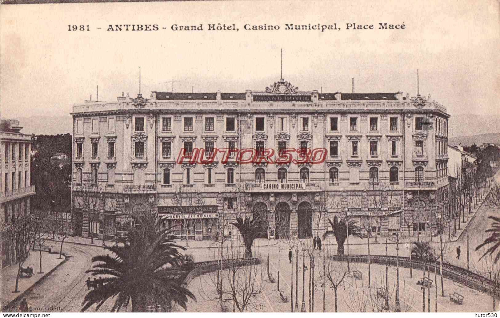 CPA ANTIBES - LE GRAND HOTEL - Other & Unclassified