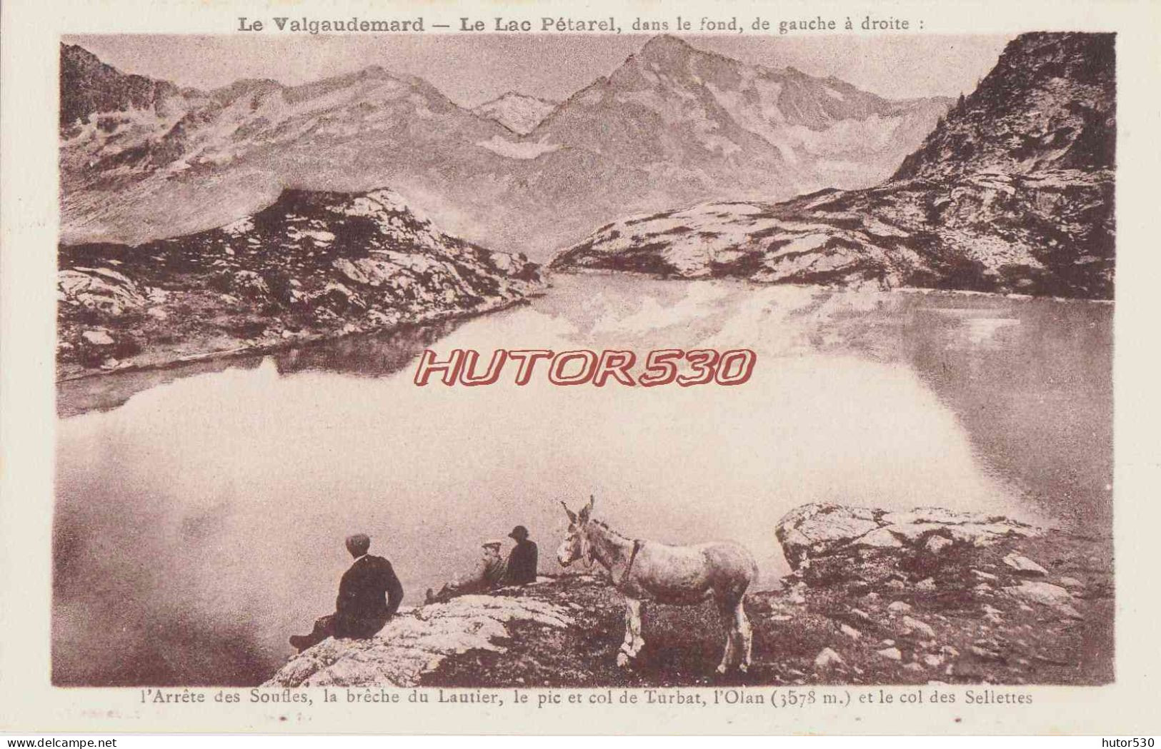 CPA VALGAUDEMARD - LE LAC PETAREL - Other & Unclassified