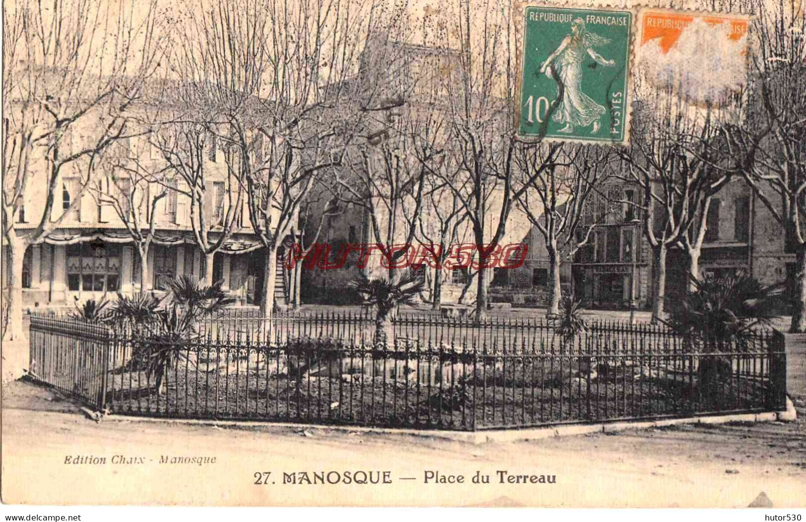 CPA MANOSQUE - PLACE DU TERREAU - Manosque