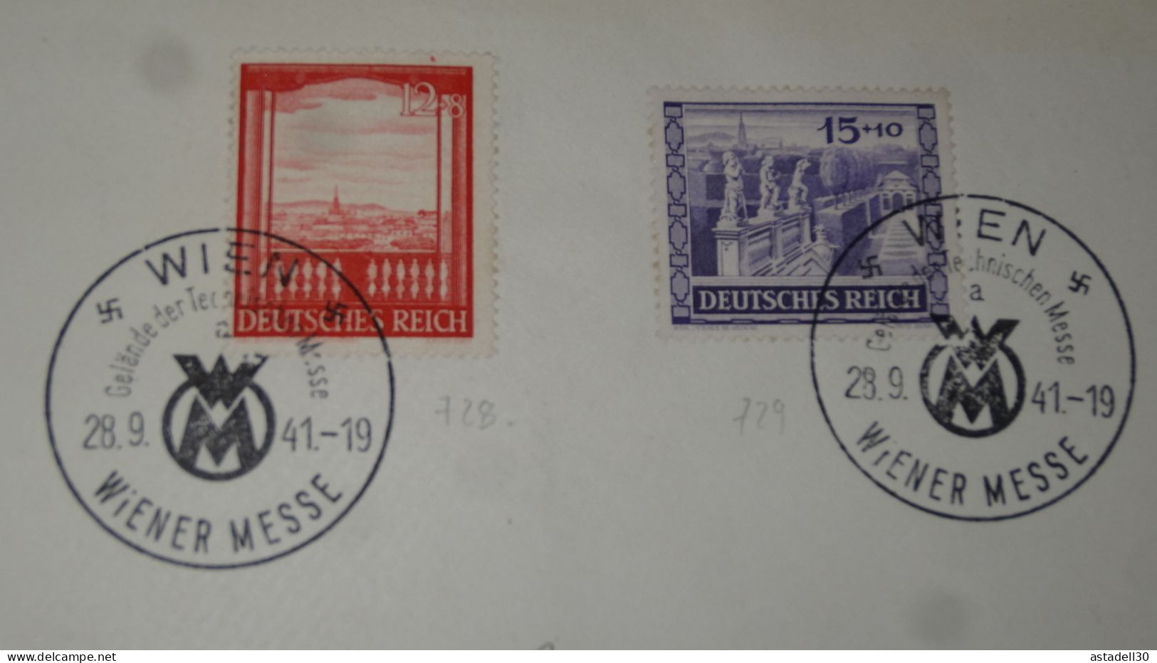 Enveloppe ALLEMAGNE, Fdc A Wien 1941  ......... Boite1 ..... 240424-228 - Cartas & Documentos