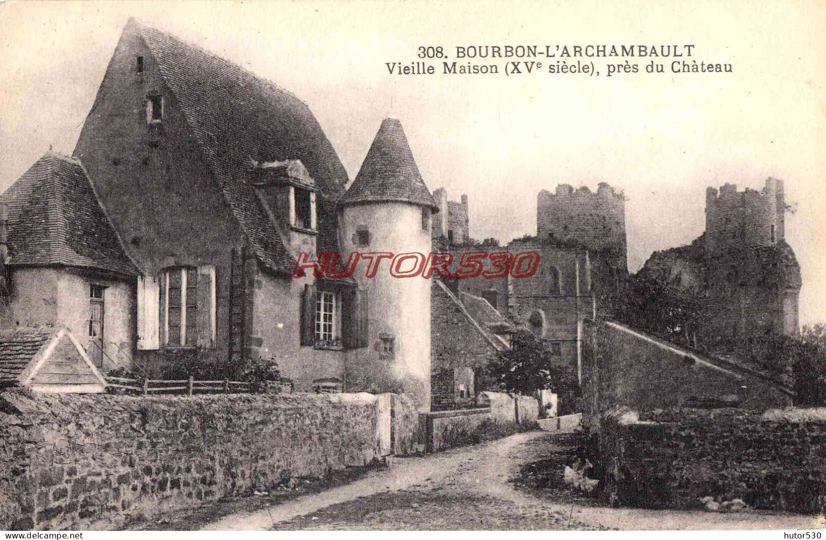 CPA BOURBON L'ARCHAMBAULT - VIEILLE MAISON - Bourbon L'Archambault
