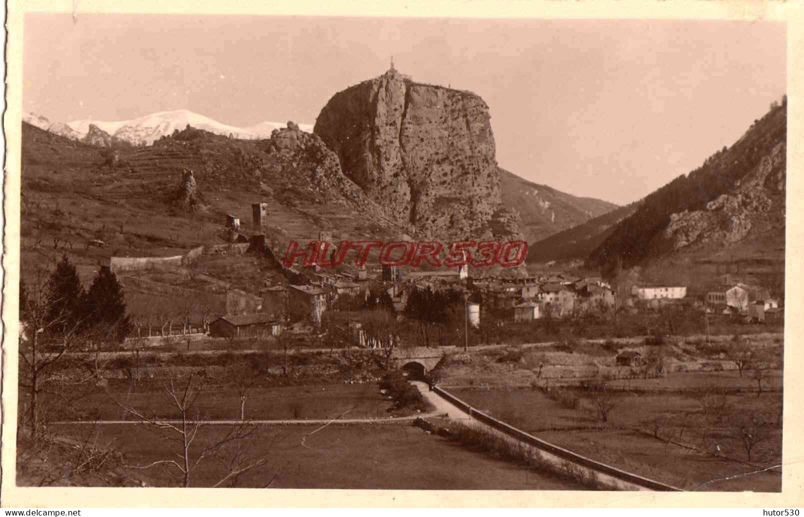 CPSM CASTELLANE - VUE GENERALE DE VESSE - Castellane