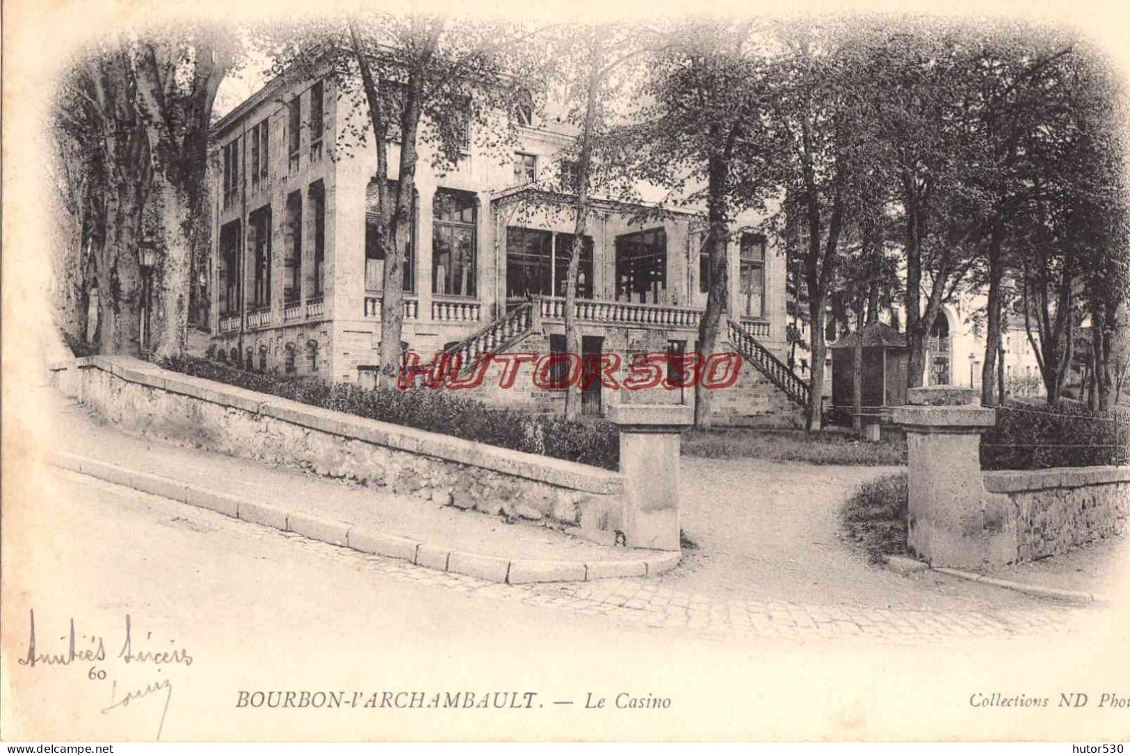 CPA BOURBON L'ARCHAMBAULT - LE CASINO - Bourbon L'Archambault