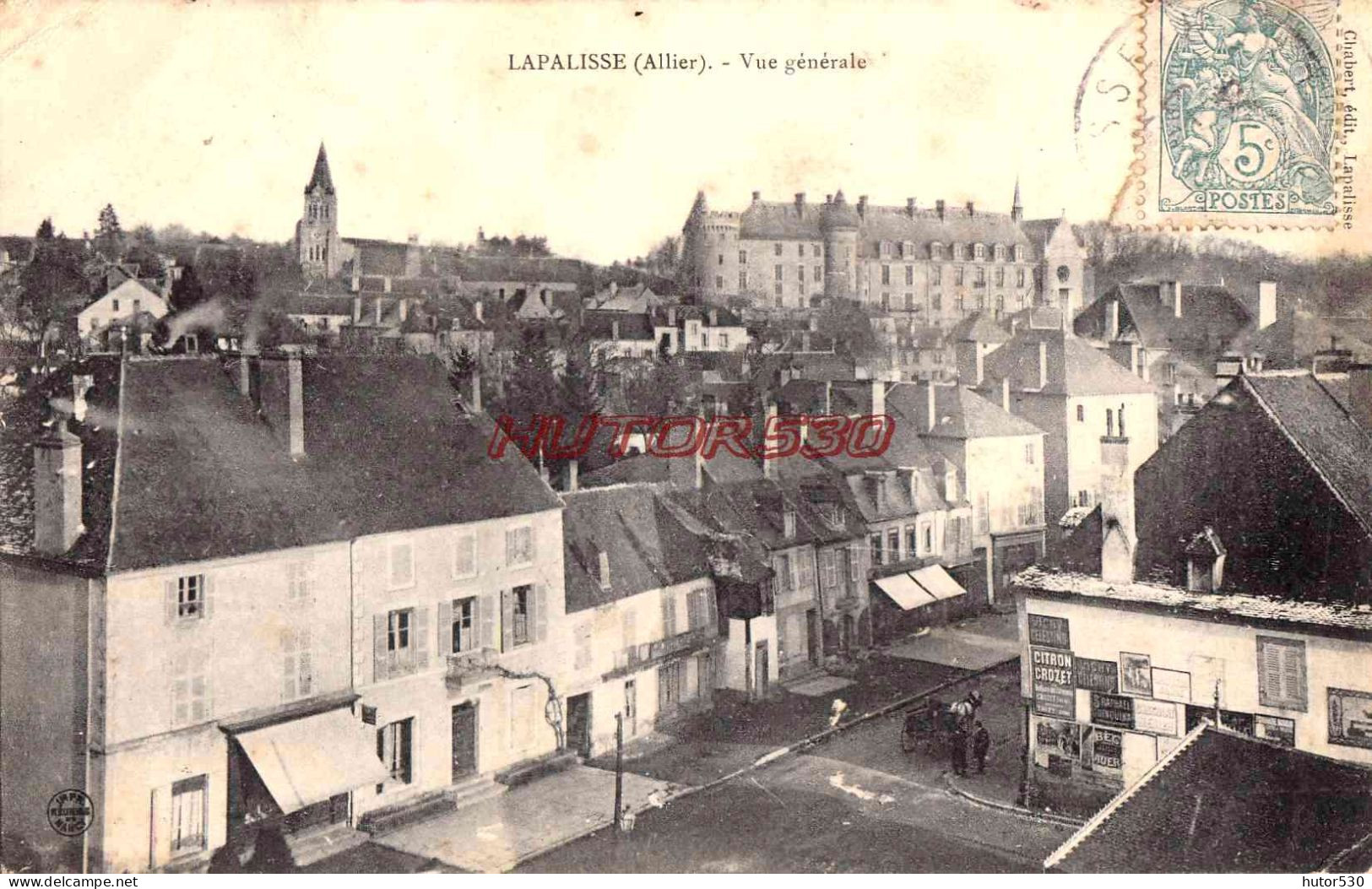 CPA LAPALISSE - ALLIER - VUE GENERALE - Lapalisse