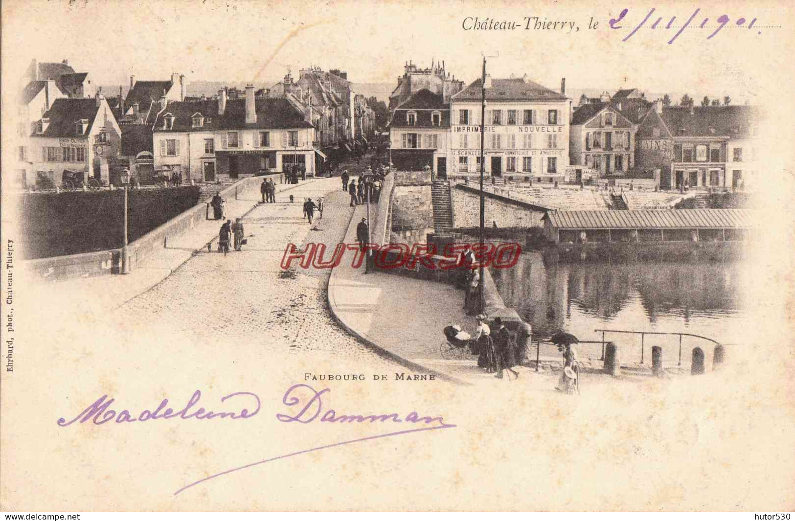 CPA CHATEAU THIERRY - FAUBOURG DE MARNE - Chateau Thierry