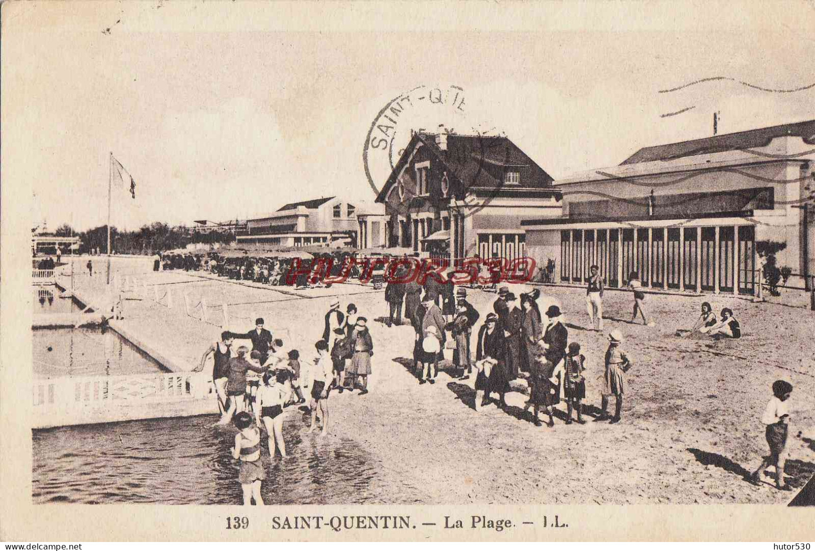 CPA SAINT QUENTIN - LA PLAGE - Saint Quentin