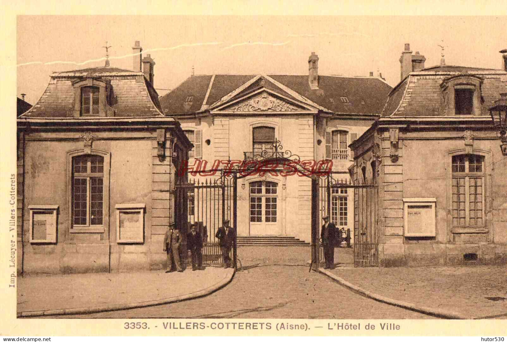 CPA VILLERS COTTERETS - AISNE - L'HOTEL DE VILLE - Villers Cotterets
