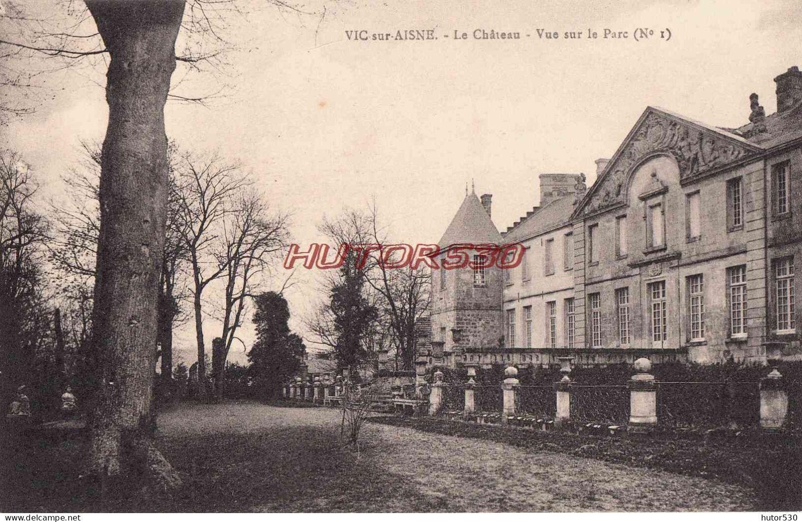 CPA VIC SUR AISNE - LE CHATEAU - Vic Sur Aisne