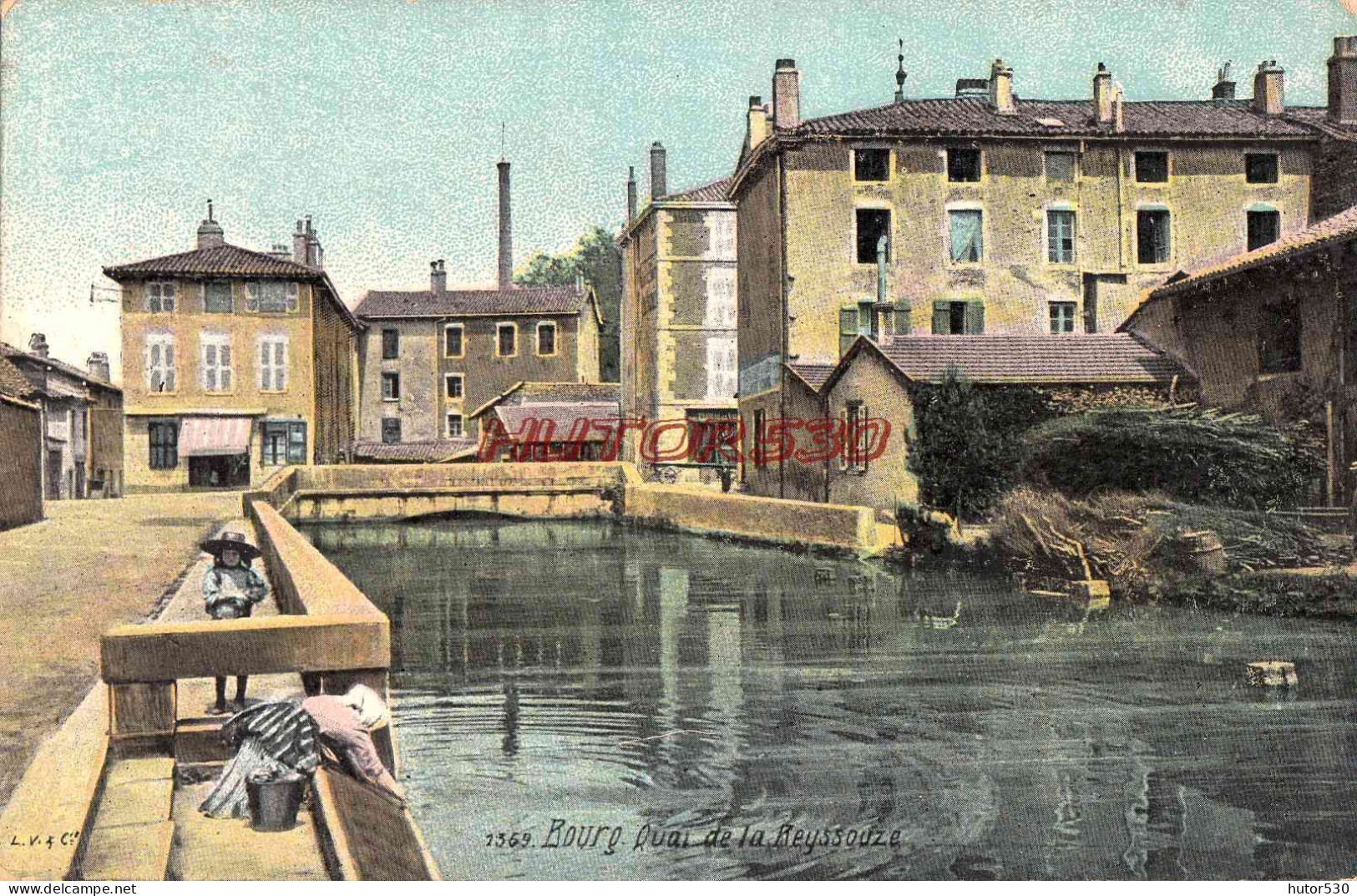 CPA BOURG EN BRESSE - QUAI DE LA REYSSOUZE - Autres & Non Classés