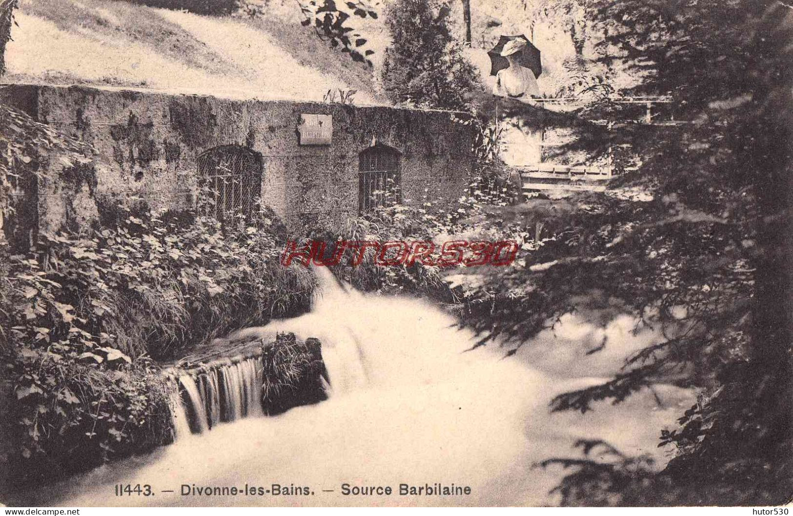 CPA DIVONNE LES BAINS - SOURCE BARBILAINE - Divonne Les Bains