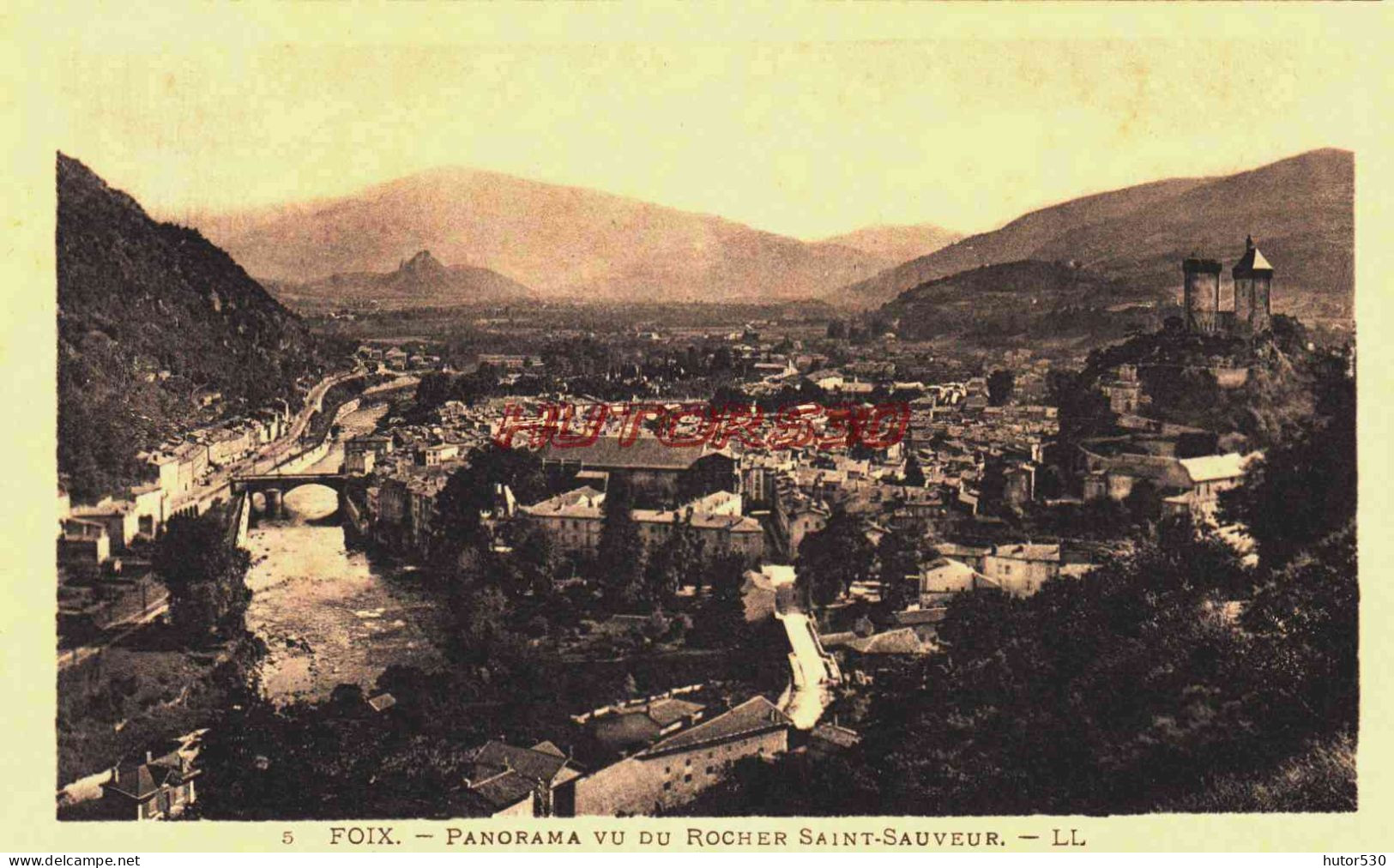 CPA FOIX - PANORAMA - Foix