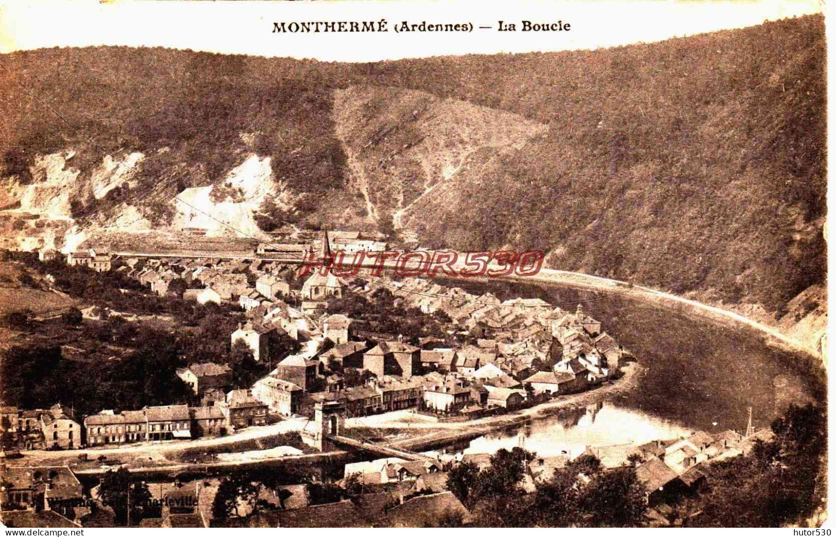 CPA MONTHERME - ARDENNES - LA BOUCLE - Montherme
