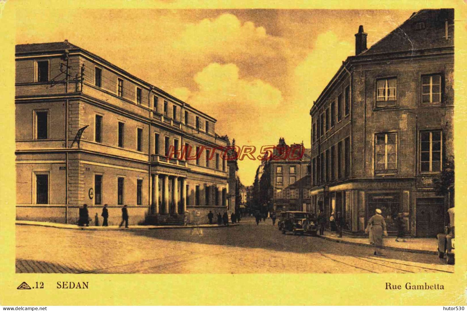 CPA SEDAN - RUE GAMBETTA - Sedan