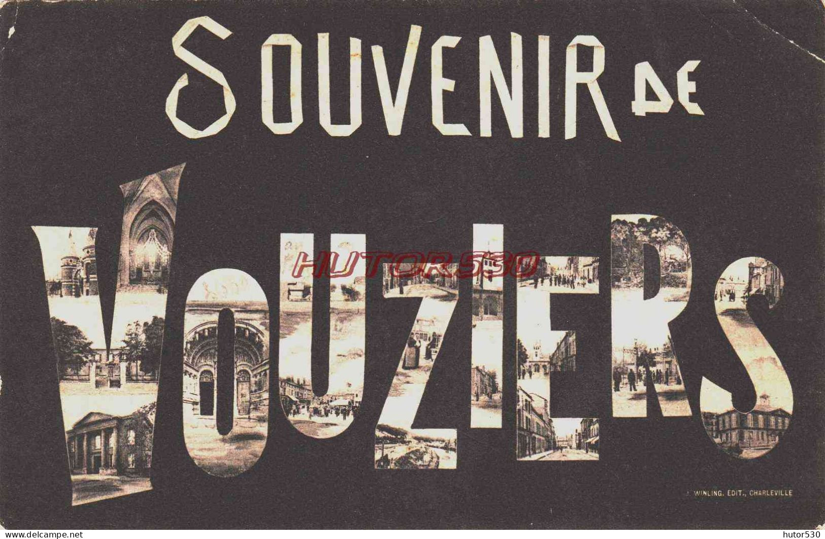 CPA VOUZIERS - SOUVENIR… - Vouziers