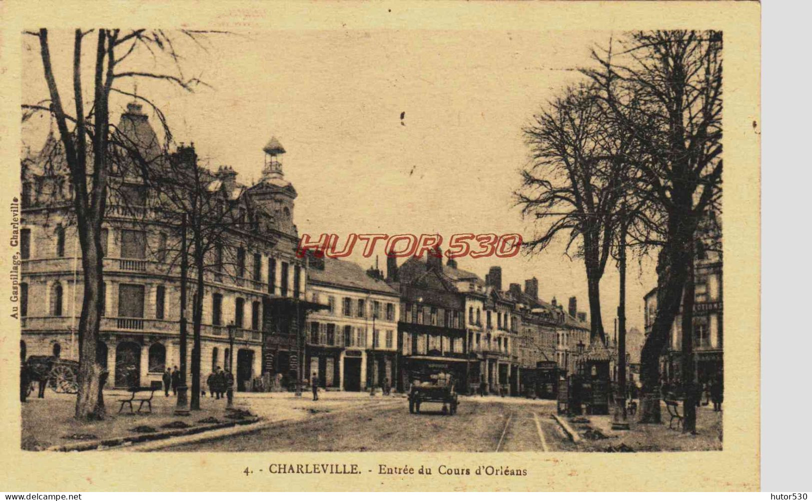 CPA CHARLEVILLE - ENTREE DU COURS D'ORLEANS - Charleville