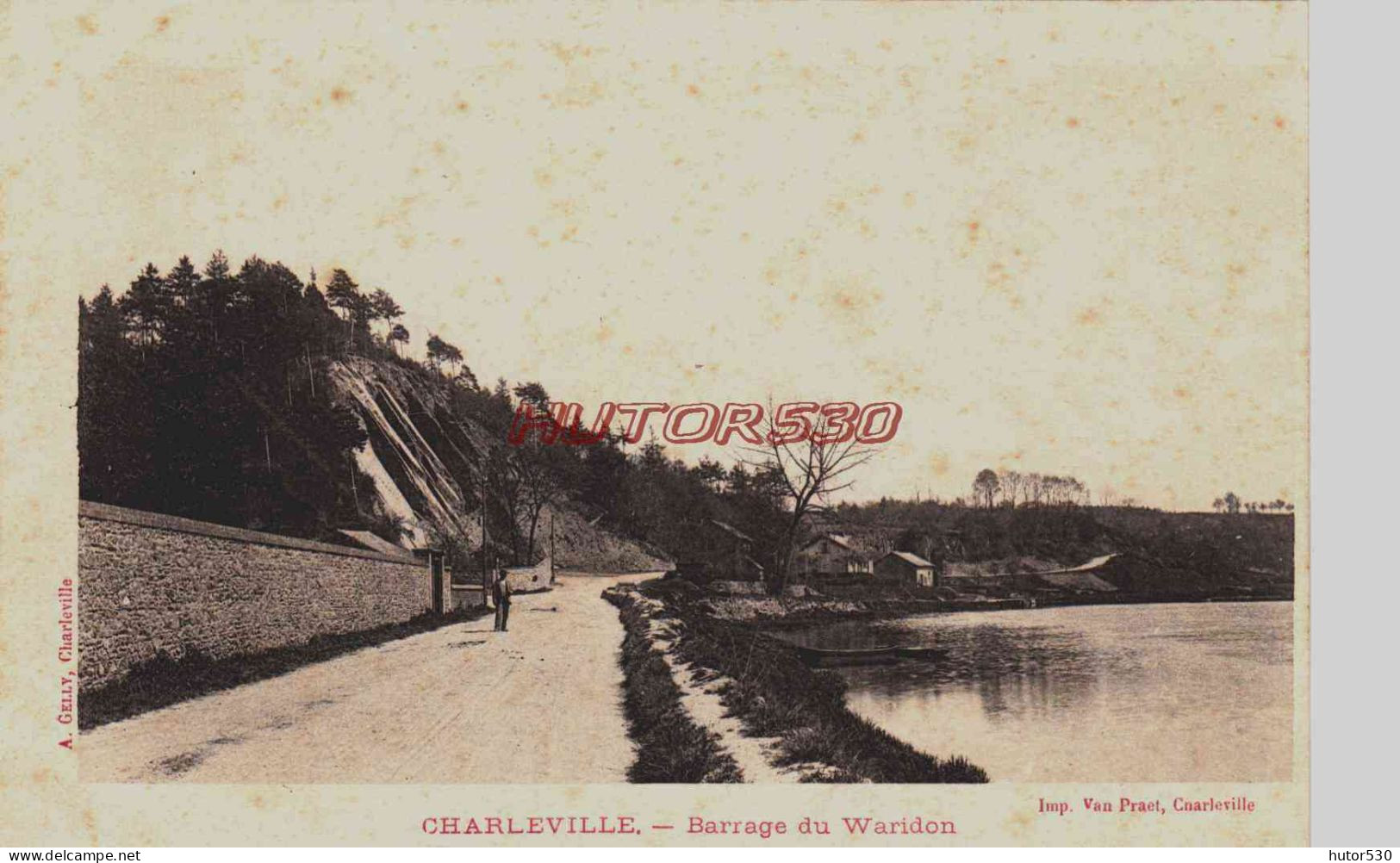 CPA CHARLEVILLE - BARRAGE DU WARIDON - Charleville