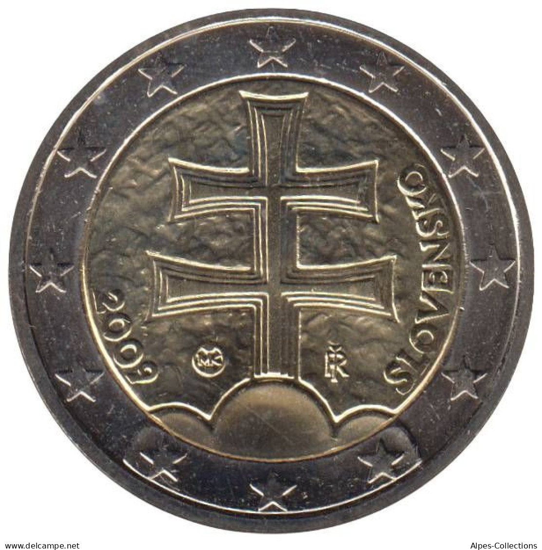 SQ20009.4 - SLOVAQUIE - 2 Euros - 2009 - Slovacchia