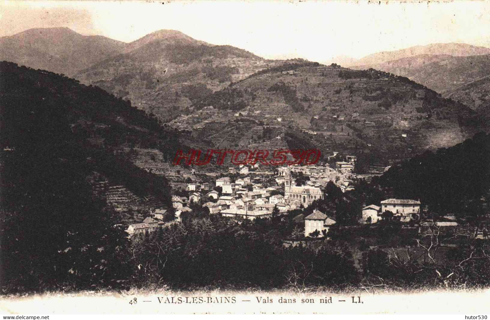 CPA VALS LES BAINS - VALS DANS SON NID - Vals Les Bains