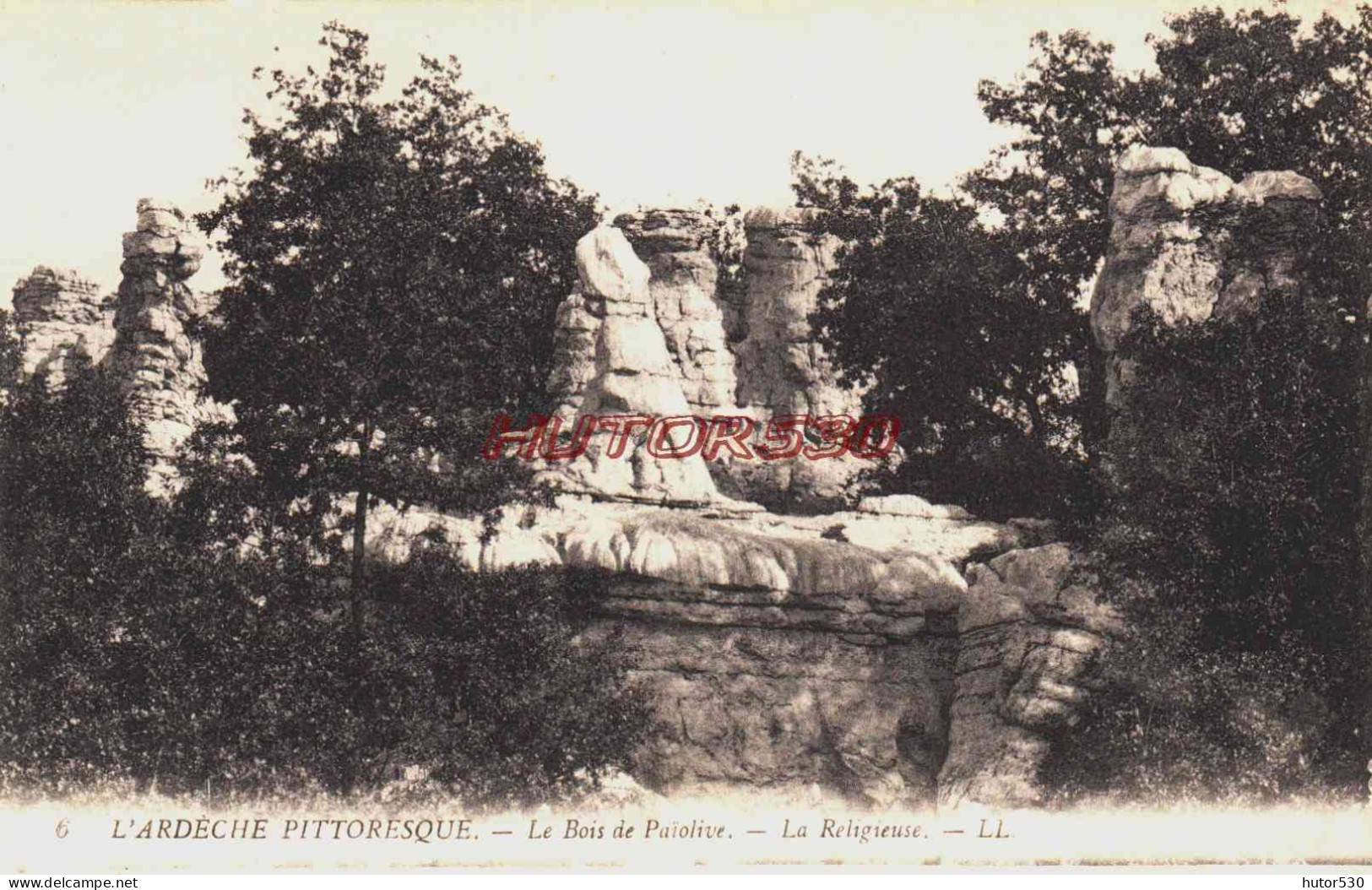 CPA ARDECHE - LE BOIS DE PAIOLIVE - LES RELIGIEUSES - Autres & Non Classés