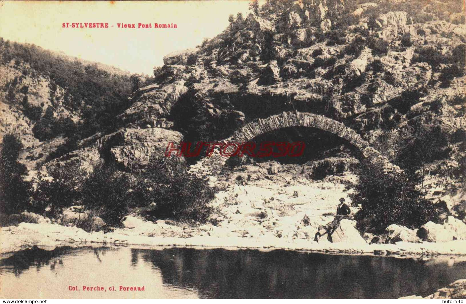 CPA SAINT SYLVESTRE - ARDECHE - VIEUX PONT ROMAIN - Autres & Non Classés