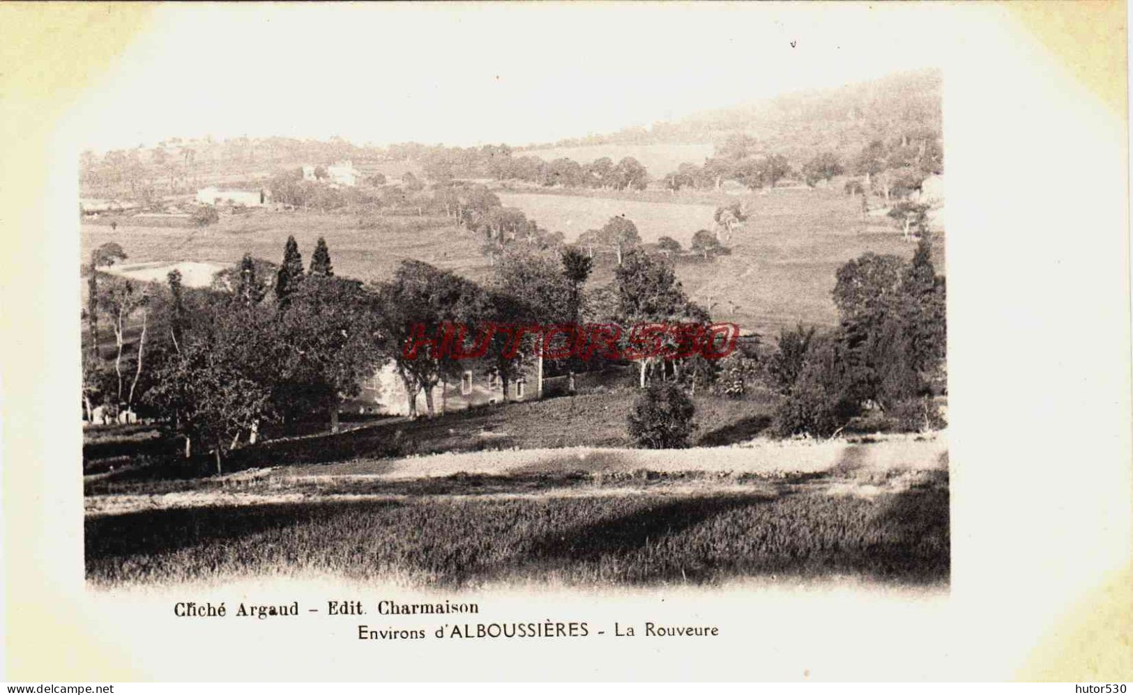 CPA ALBOUSSIERES - LA ROUVEURE - Other & Unclassified