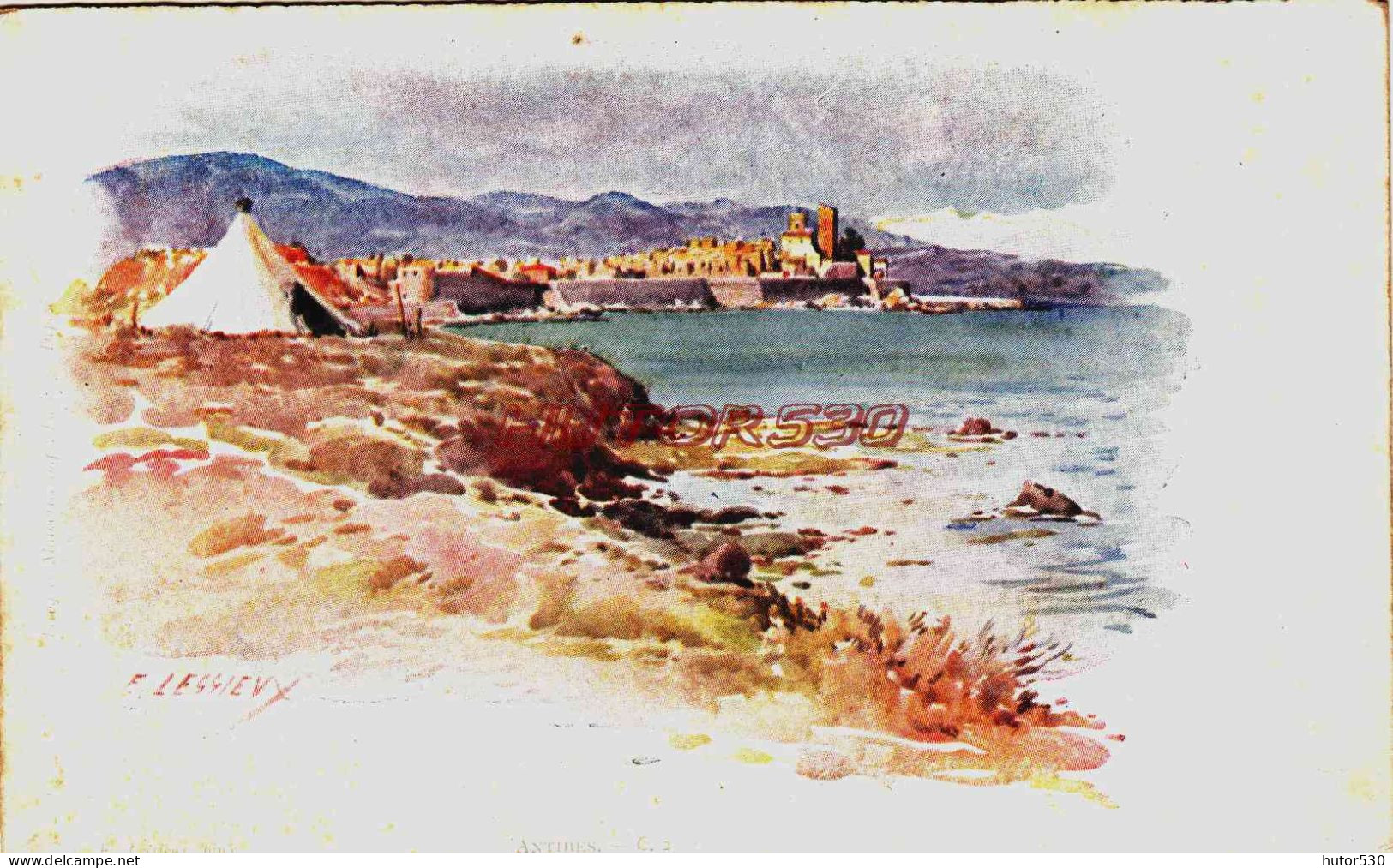 CPA ANTIBES - PEINTURE - Sonstige & Ohne Zuordnung