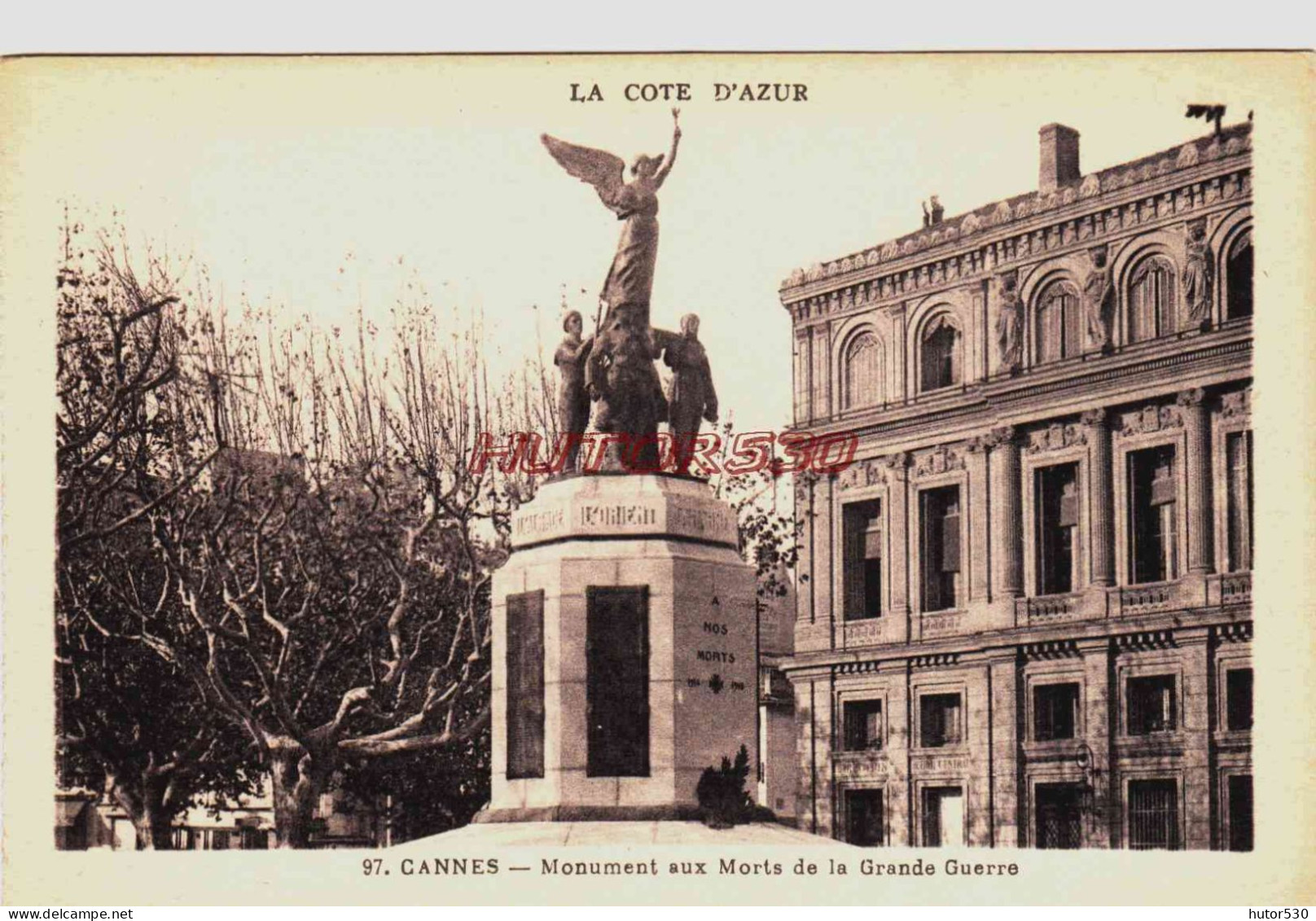 CPA CANNES - MONUMENT AUX MORTS - Cannes