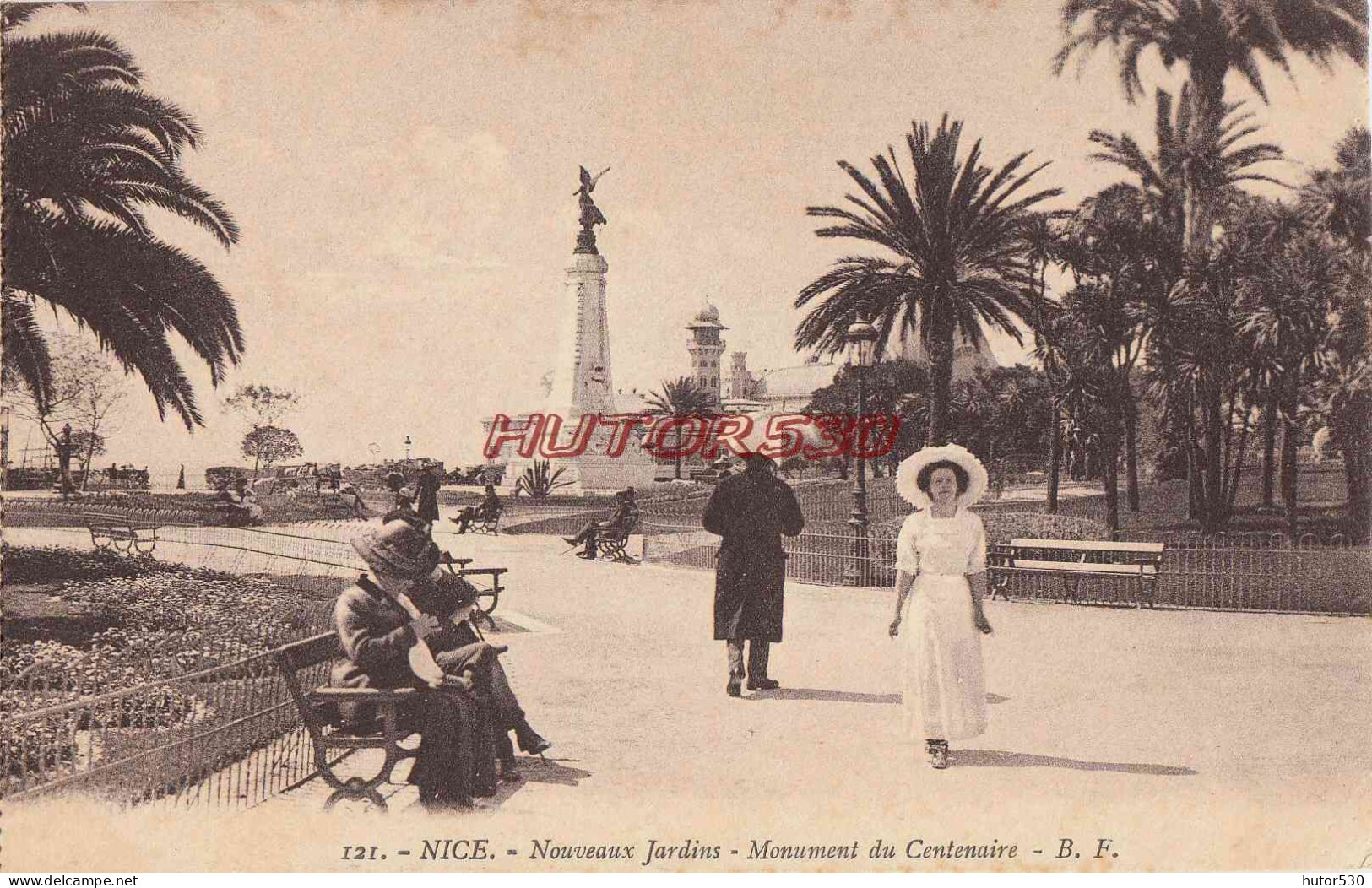 CPA NICE - NOUVEAUX JARDINS - Parques, Jardines