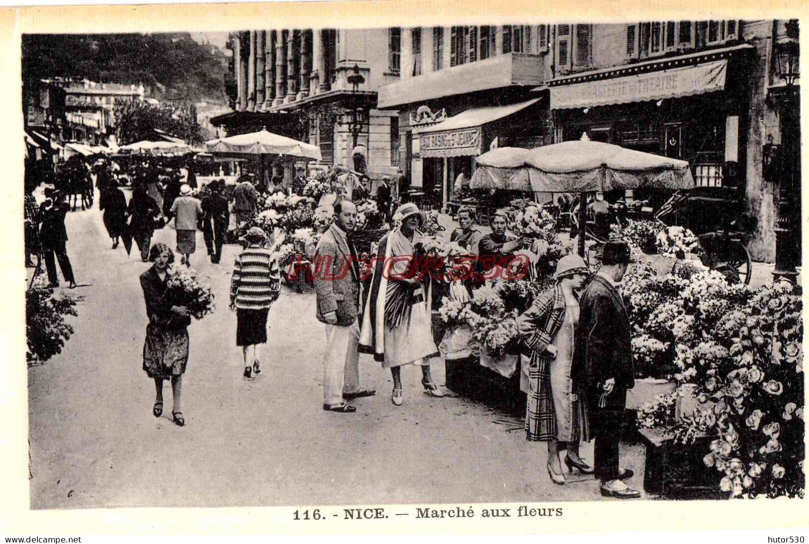 CPA NICE - MARCHE AUX FLEURS - Mercati, Feste