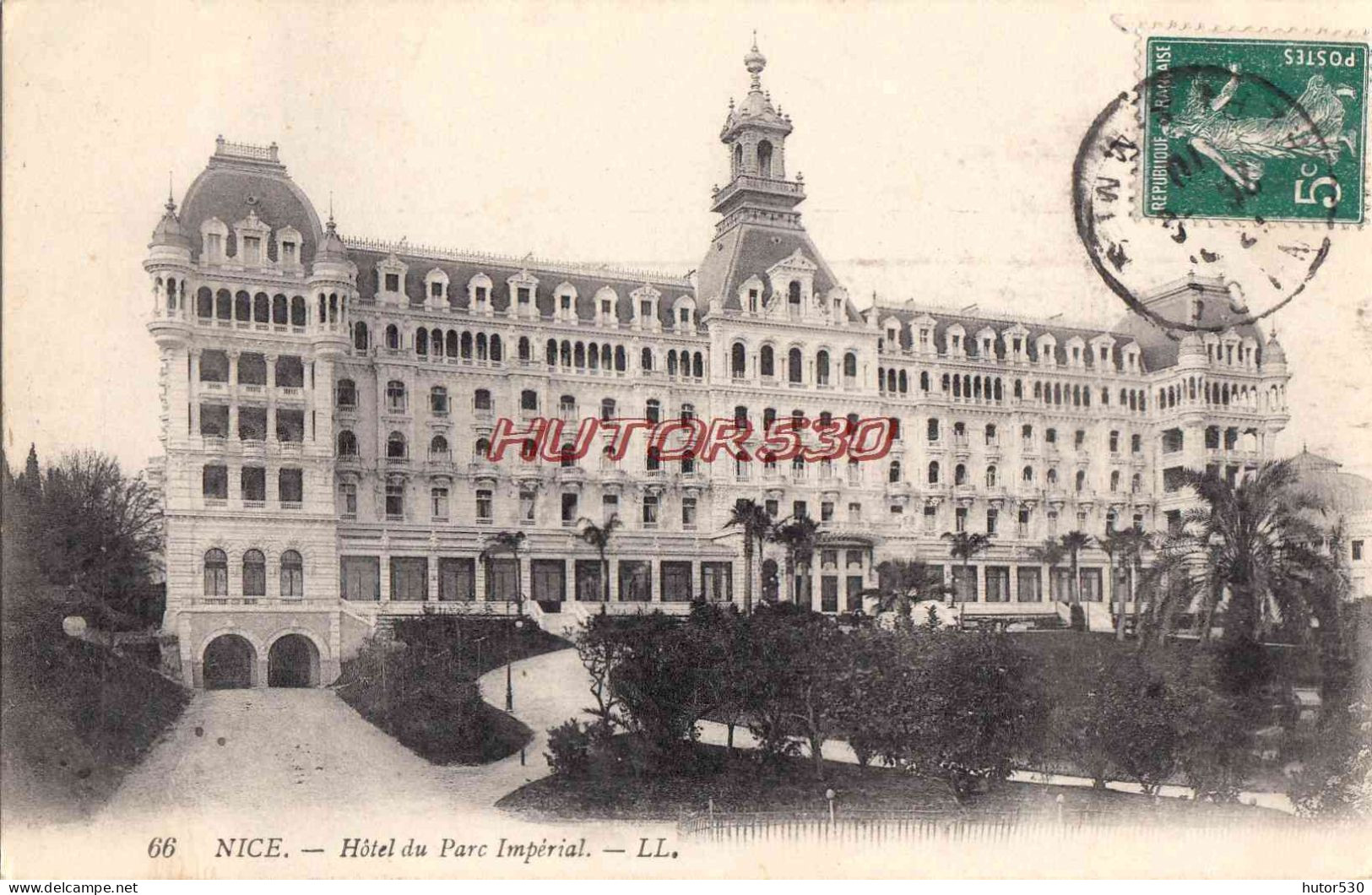 CPA NICE - HOTEL DU PARC IMPERIAL - Cafés, Hotels, Restaurants