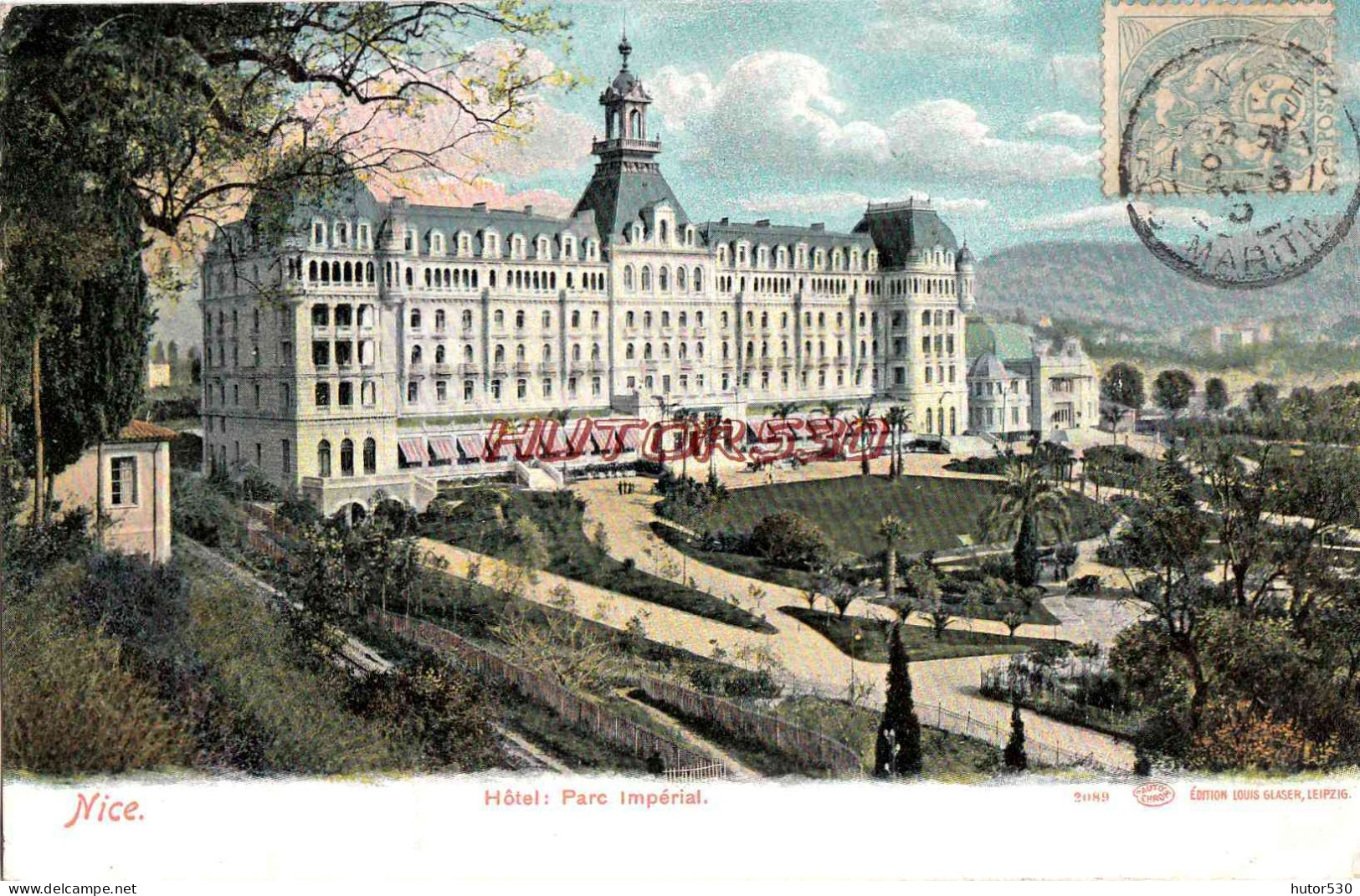 CPA NICE - HOTEL IMPERIAL - Cafés, Hoteles, Restaurantes