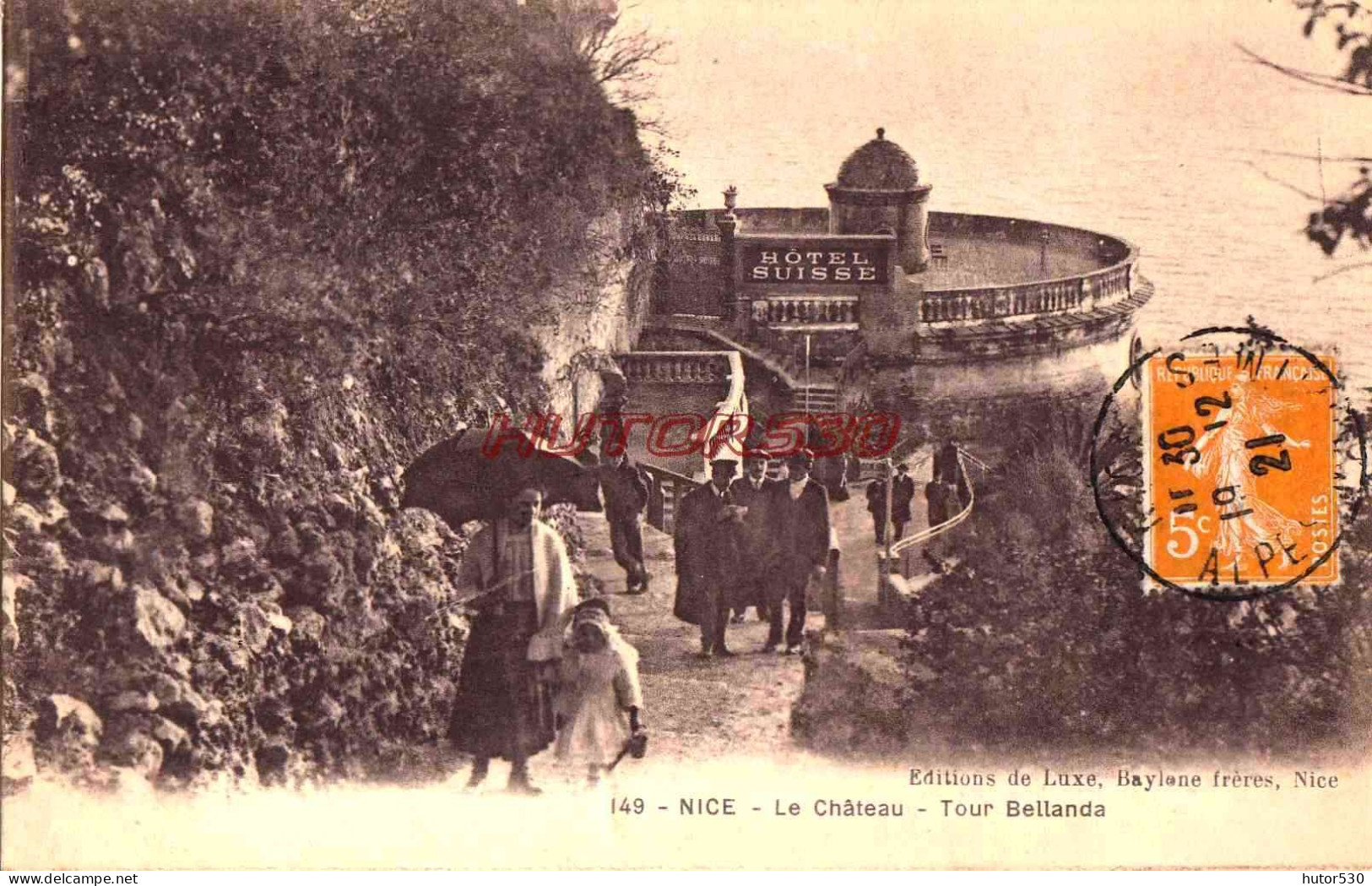 CPA NICE - LE CHATEAU - TOUR BELLANDA - Monuments, édifices