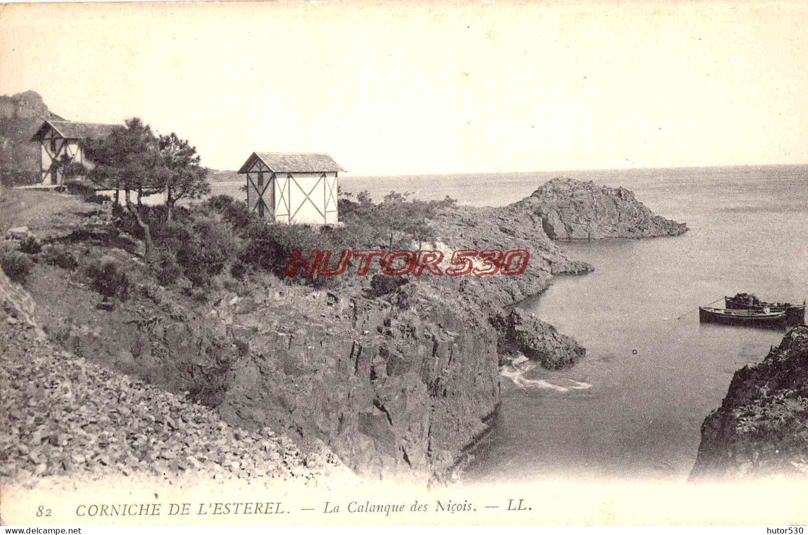 CPA CORNICHE DE L'ESTEREL - LA CALANQUE DES NICOIS - Saint-Raphaël