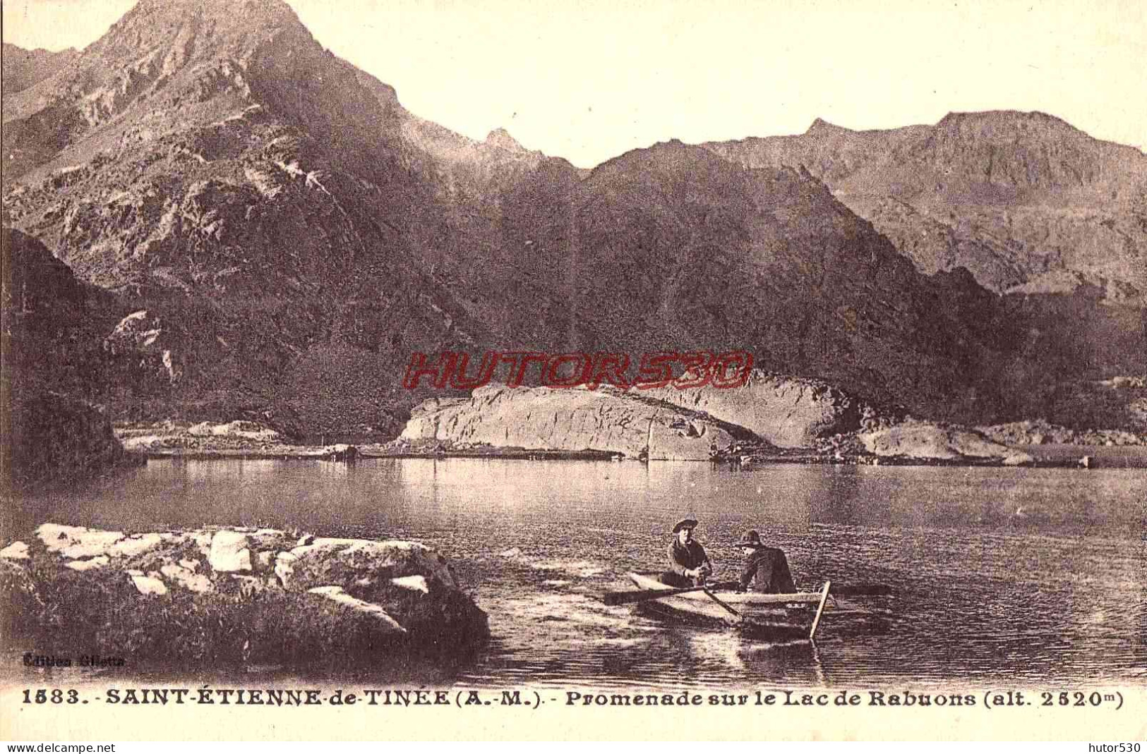 CPA SAINT ETIENNE DE TINEE - LAC DE RABUONS - Saint-Etienne-de-Tinée