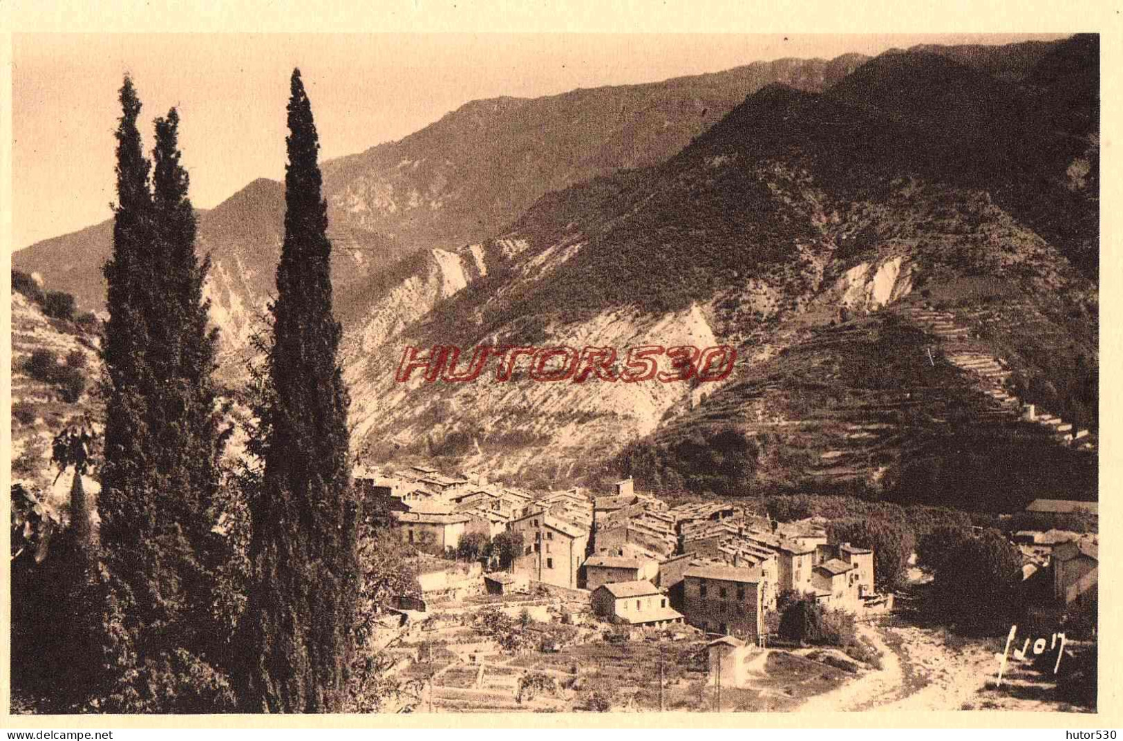CPA PUGET THENIERS - ALPES MARITIMES - Other & Unclassified
