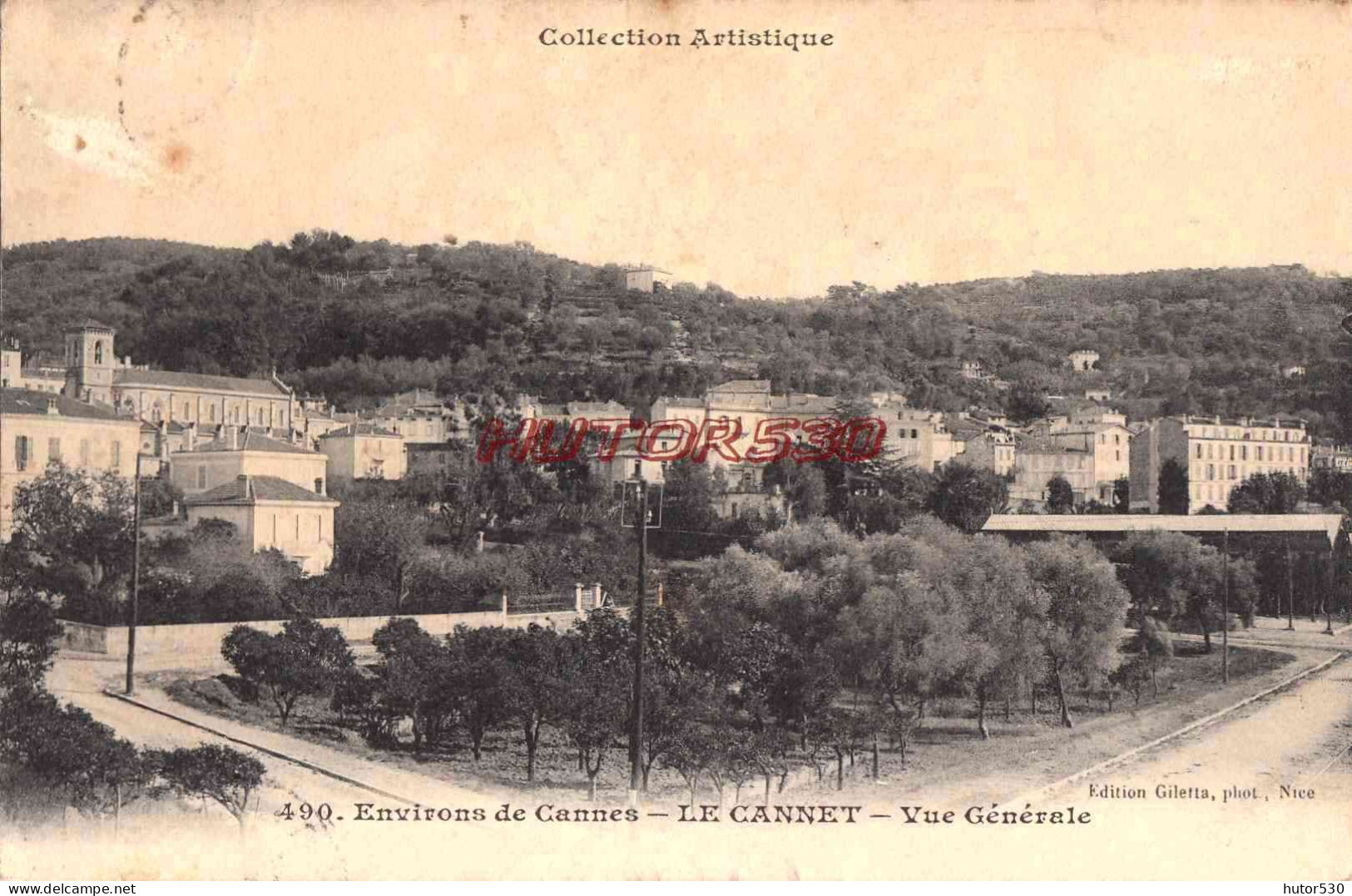 CPA LE CANNET - VUE GENERALE - Le Cannet