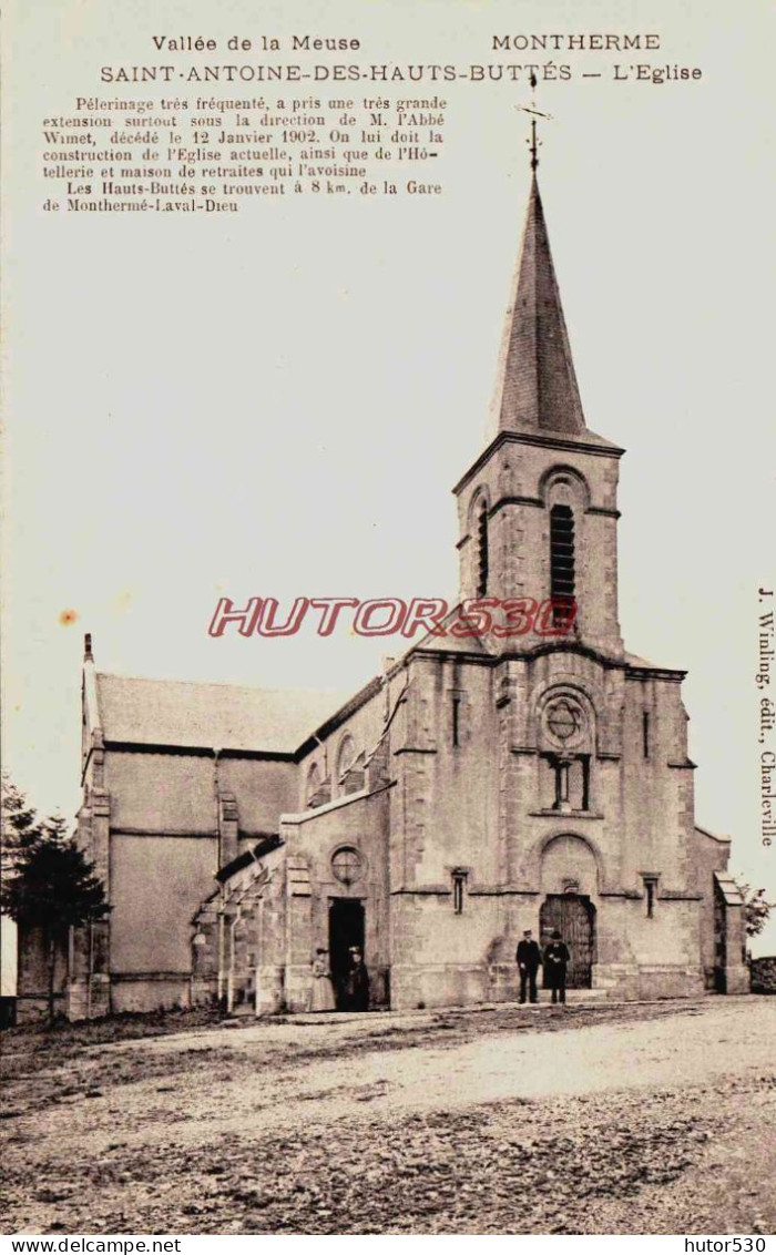 CPA MONTHERME - ARDENNES - SAINT ANTOINE DES HAUTS BUTTES - L'EGLISE - Montherme