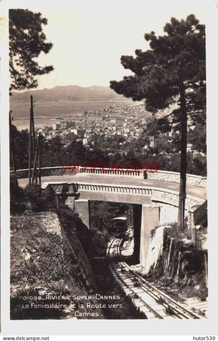 CPSM CANNES - ALPES MARITIMES - LE FUNICULAIRE - Cannes