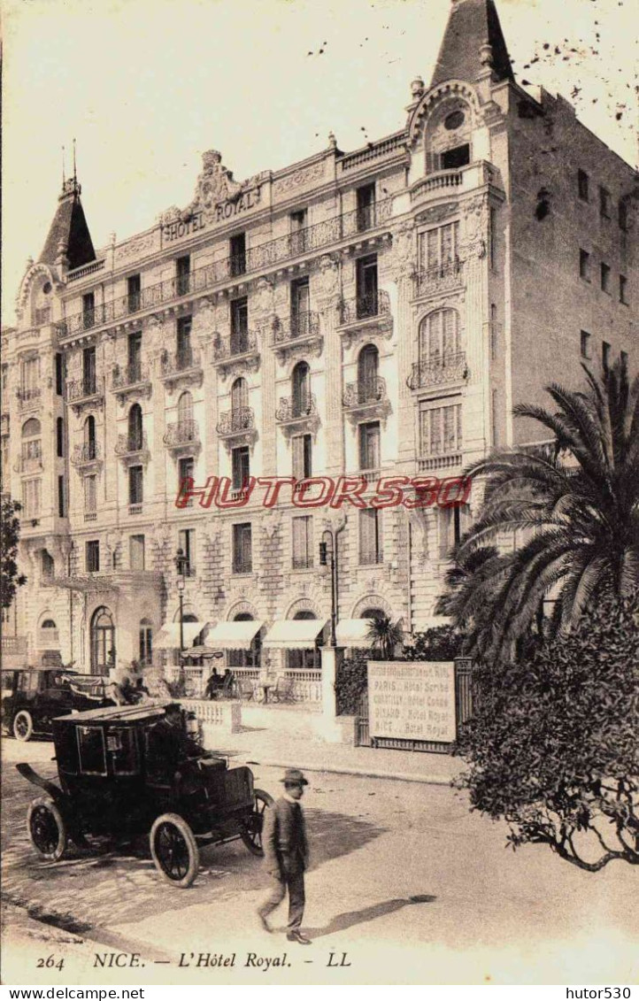 CPA NICE - ALPES MARITIMES - L'HOTEL ROYAL - AUTOMOBILE - Other & Unclassified