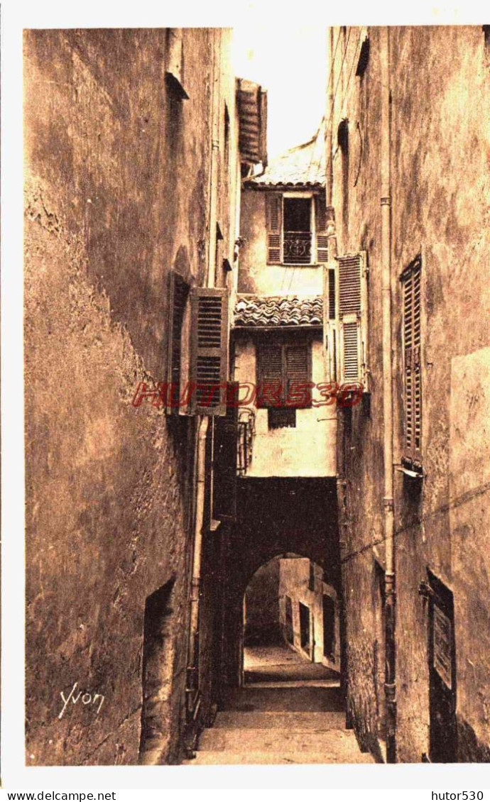 CPA VILLEFRANCHE - ALPES MARITIMES - RUE OBSCURE - Villefranche-sur-Mer