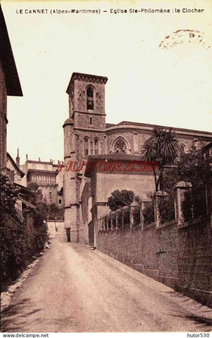 CPA LE CANNET - ALPES MARITIMES - EGLISE SAINTE PHILOMENE - Le Cannet