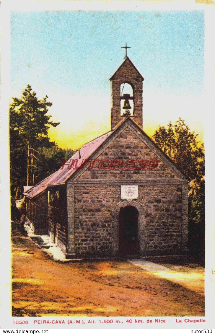 CPA PEIRA CAVA - ALPES MARITIMES - LA CHAPELLE - Lucéram