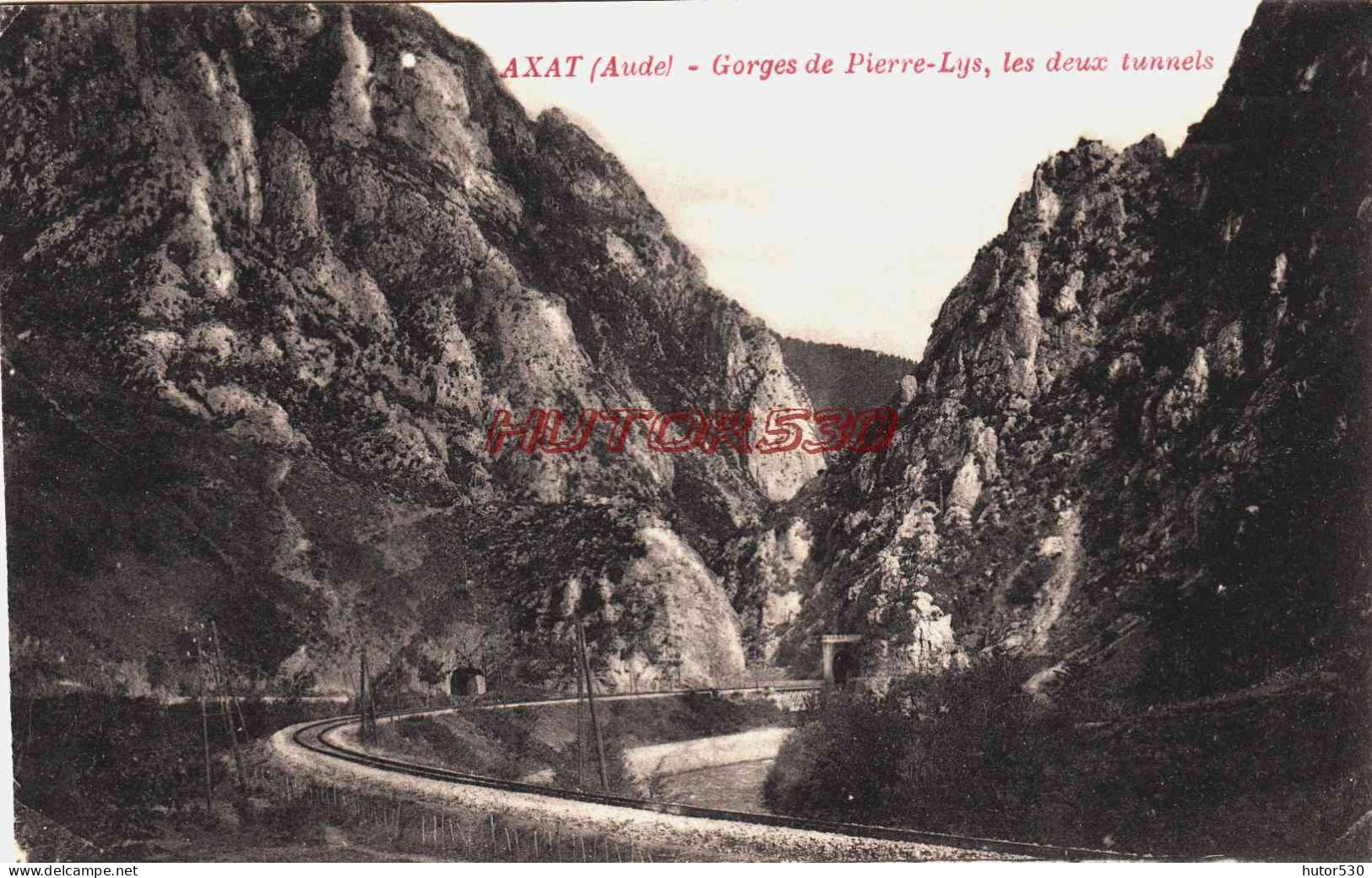 CPA AXAT - GORGE DE PIERRE LYS - Axat