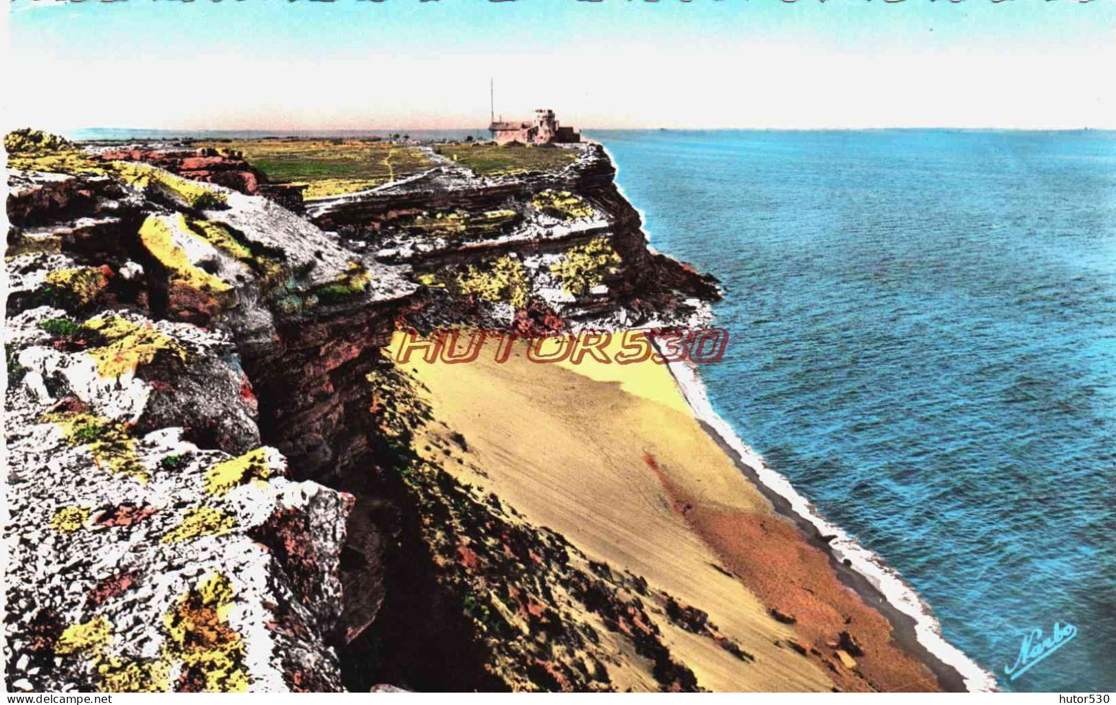 CPSM LEUCATE LE BACCARES - LE SEMAPHORE ET LA FALAISE - Leucate