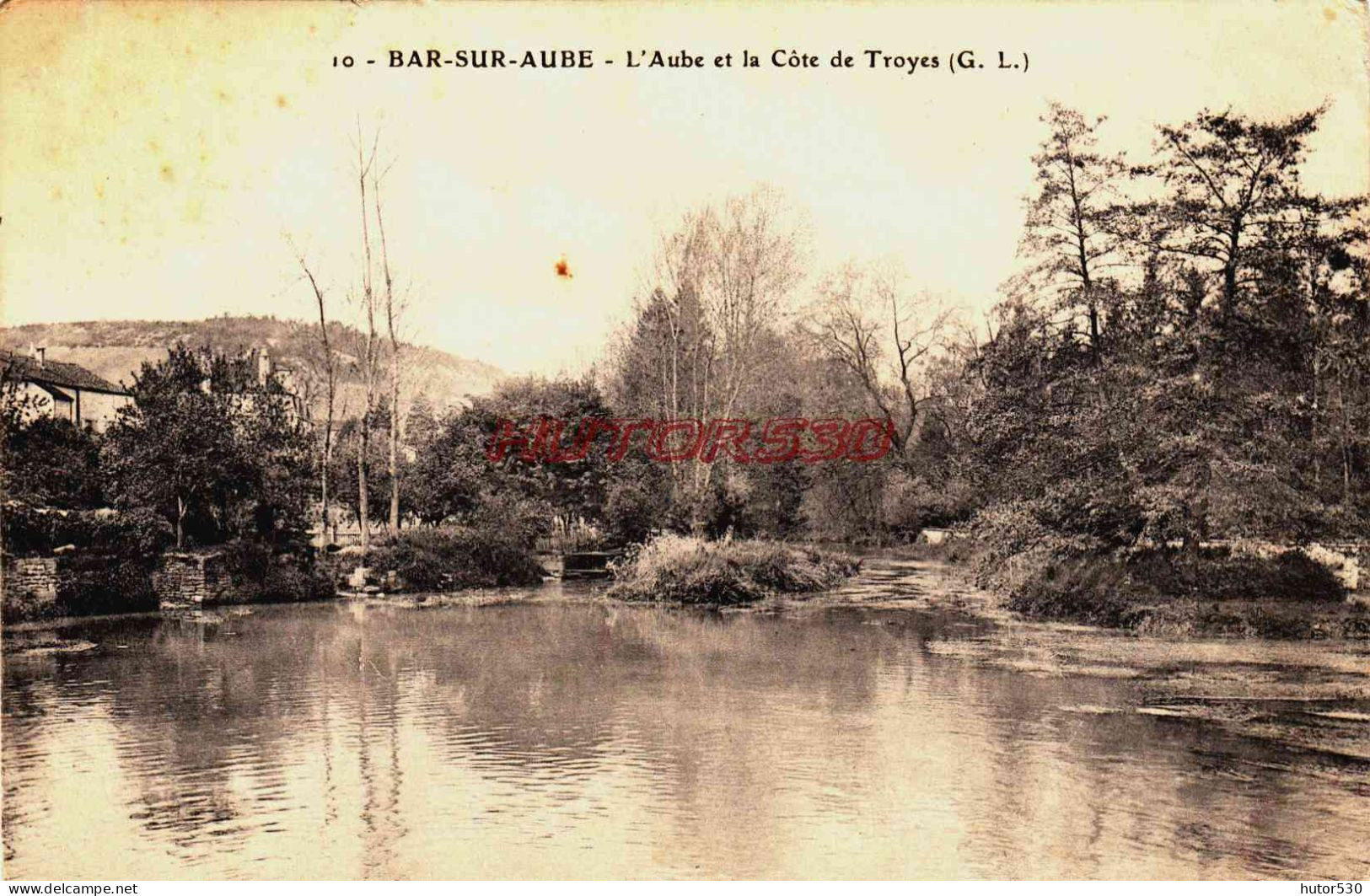 CPA BAR SUR AUBE - L'AUBE ET LA COTE DE TROYES - Bar-sur-Aube