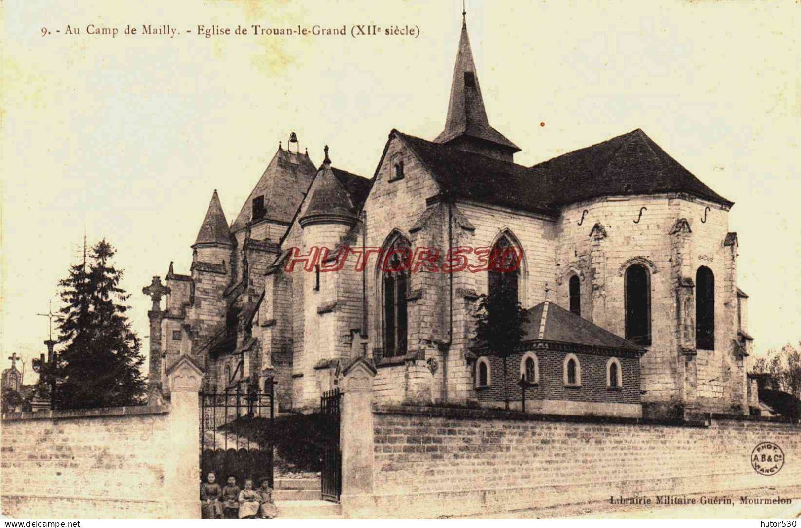 CPA MAILLY LE CAMP - EGLISE DE TROUAN LE GRAND - Mailly-le-Camp