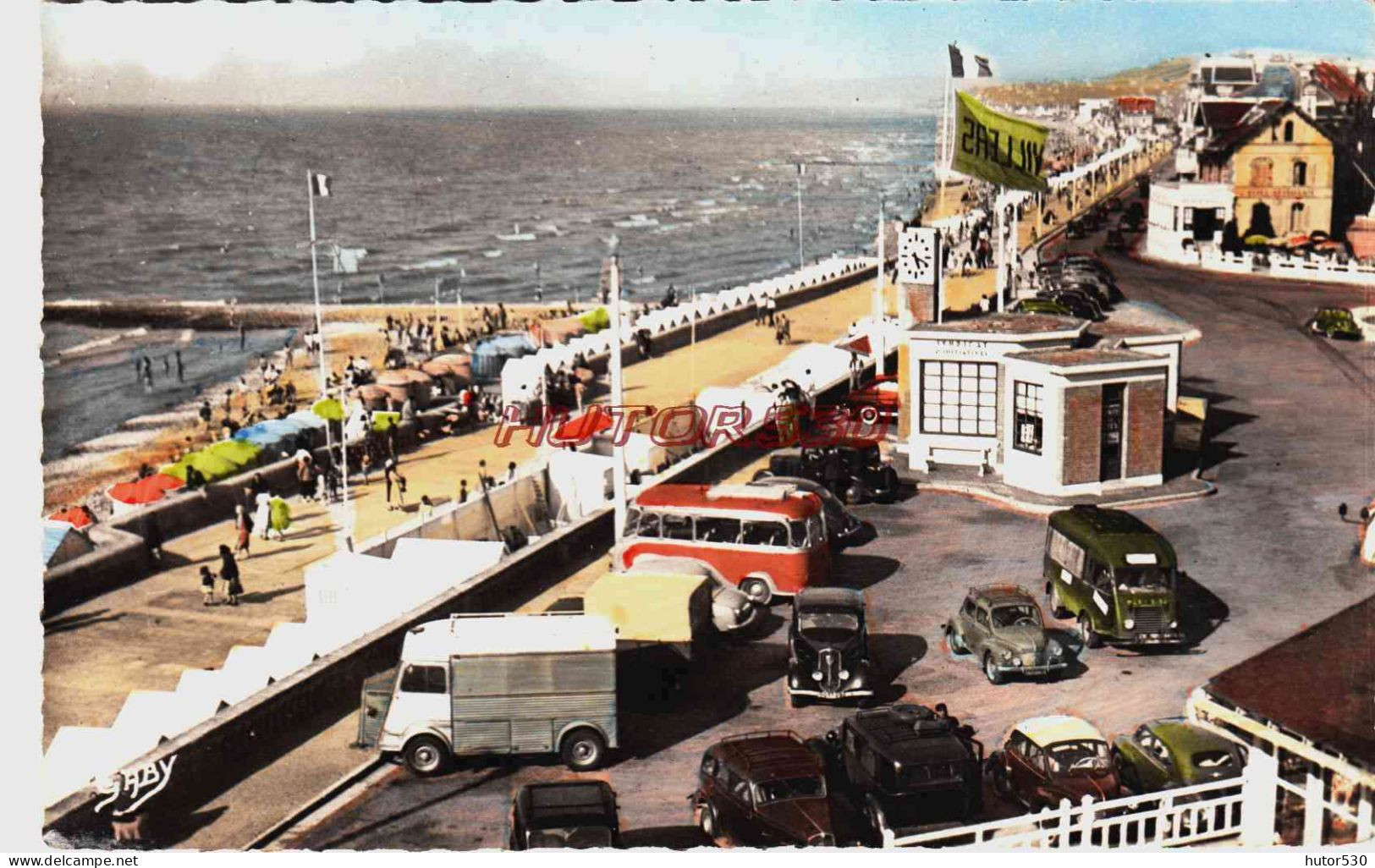 CPSM VILLERS SUR MER - CALVADOS - LA PLAGE - Villers Sur Mer