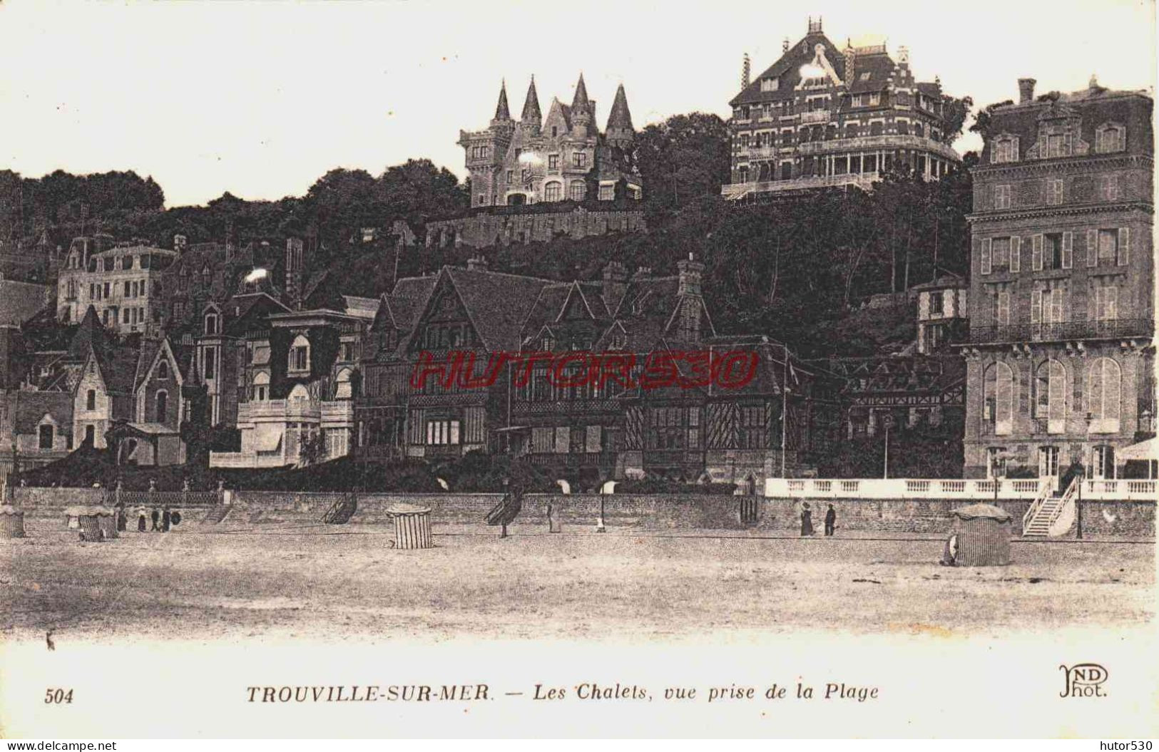 CPA TROUVILLE - CALVADOS - LES CHALETS - Trouville