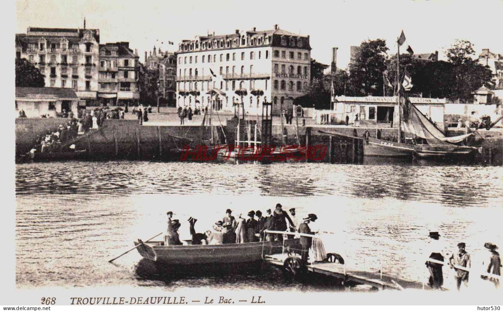 CPA TROUVILLE - CALVADOS - LE BAC ET LES GALERIES - Trouville