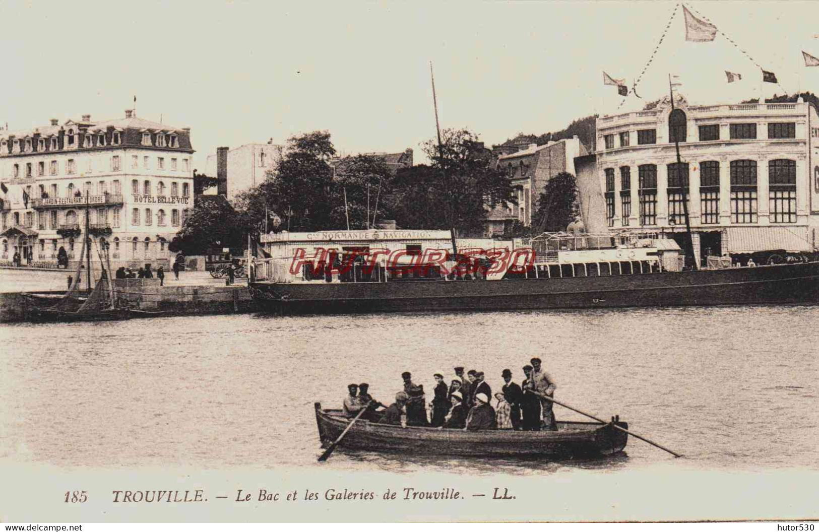 CPA TROUVILLE - CALVADOS - LE BAC ET LES GALERIES - Trouville